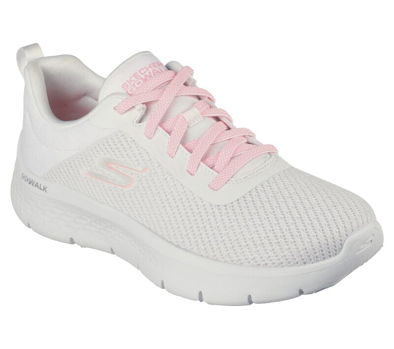 Skechers GO WALK FLEX - Alani, bianca e rosa