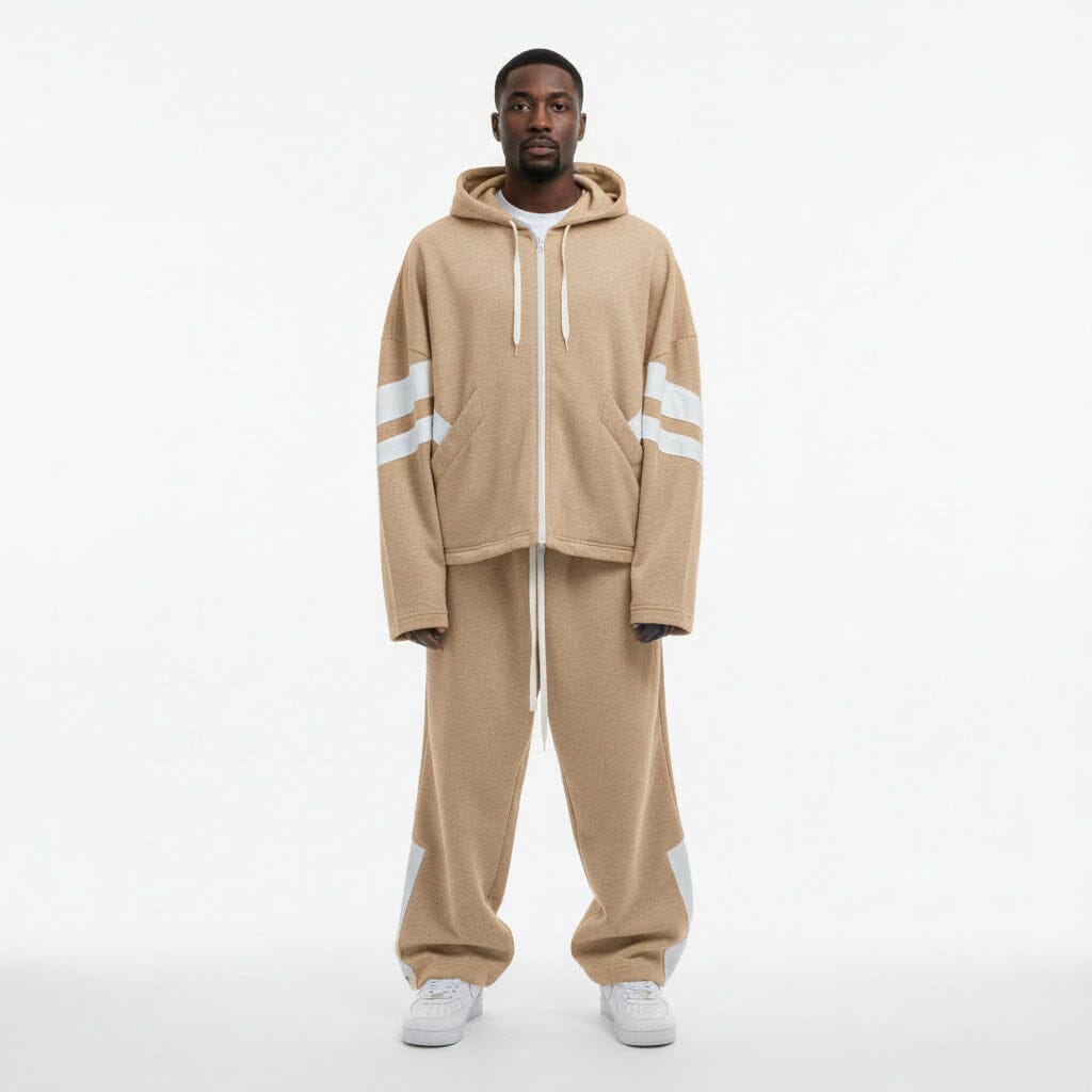 Coordinato Tuta Oversize Hydo - Beige Sabbia