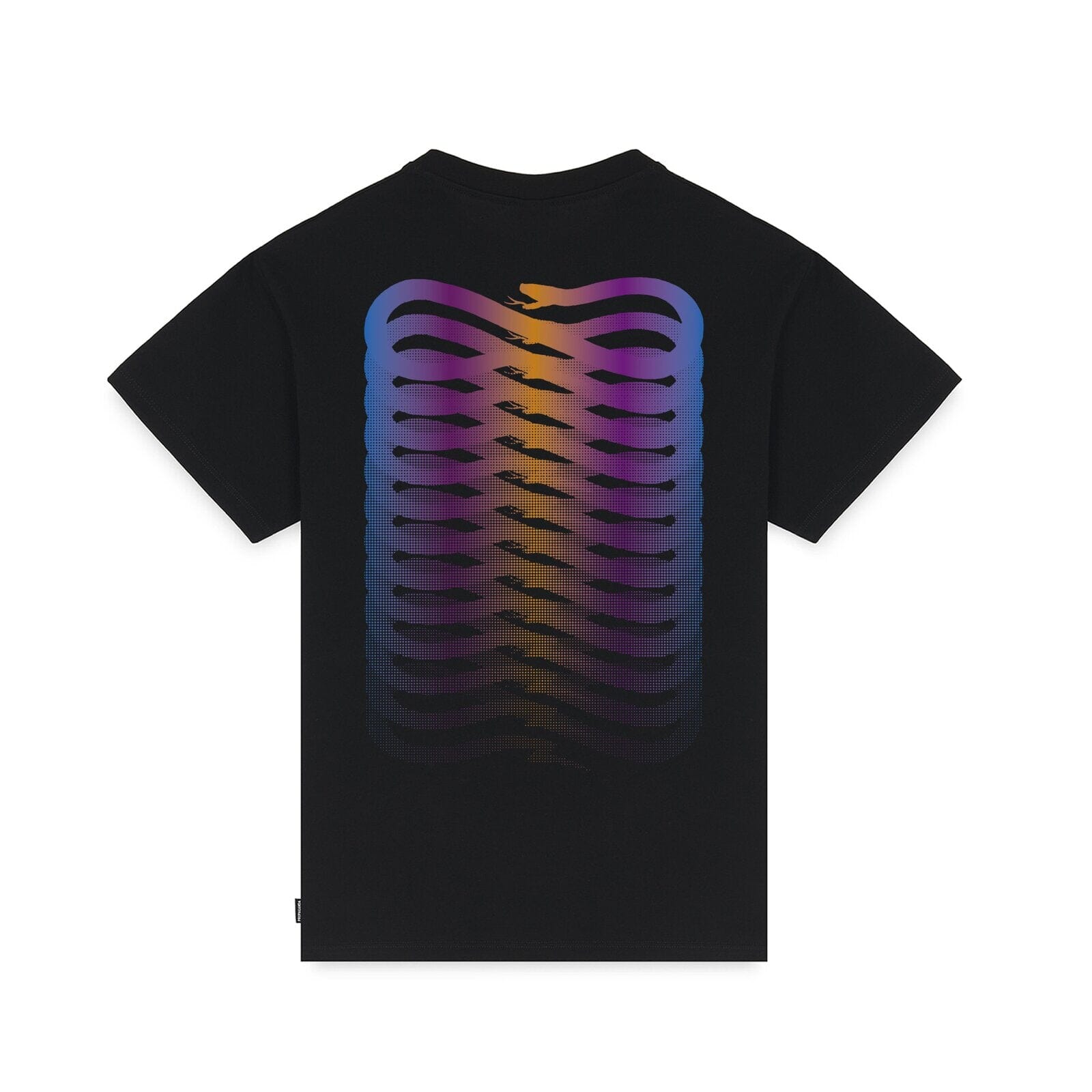T-shirt Propaganda Ribs Gradient Tee Black