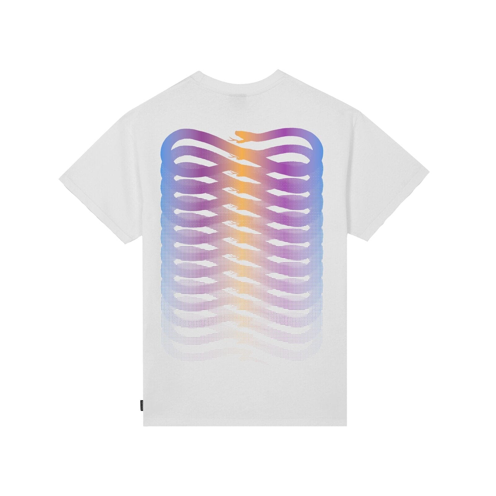 T-shirt Propaganda Ribs Gradient Tee White