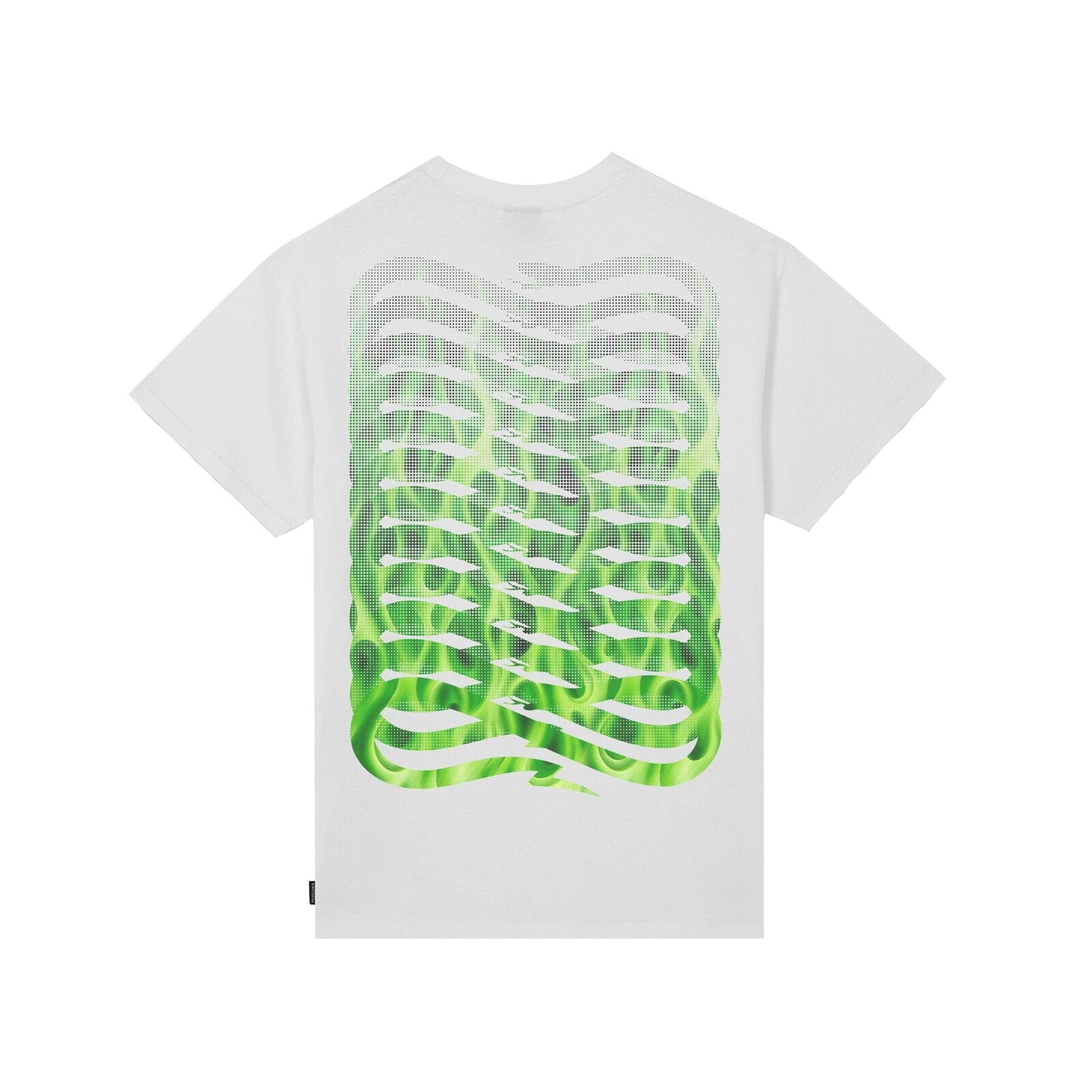 T-shirt Propaganda Ribs Flame Tee White