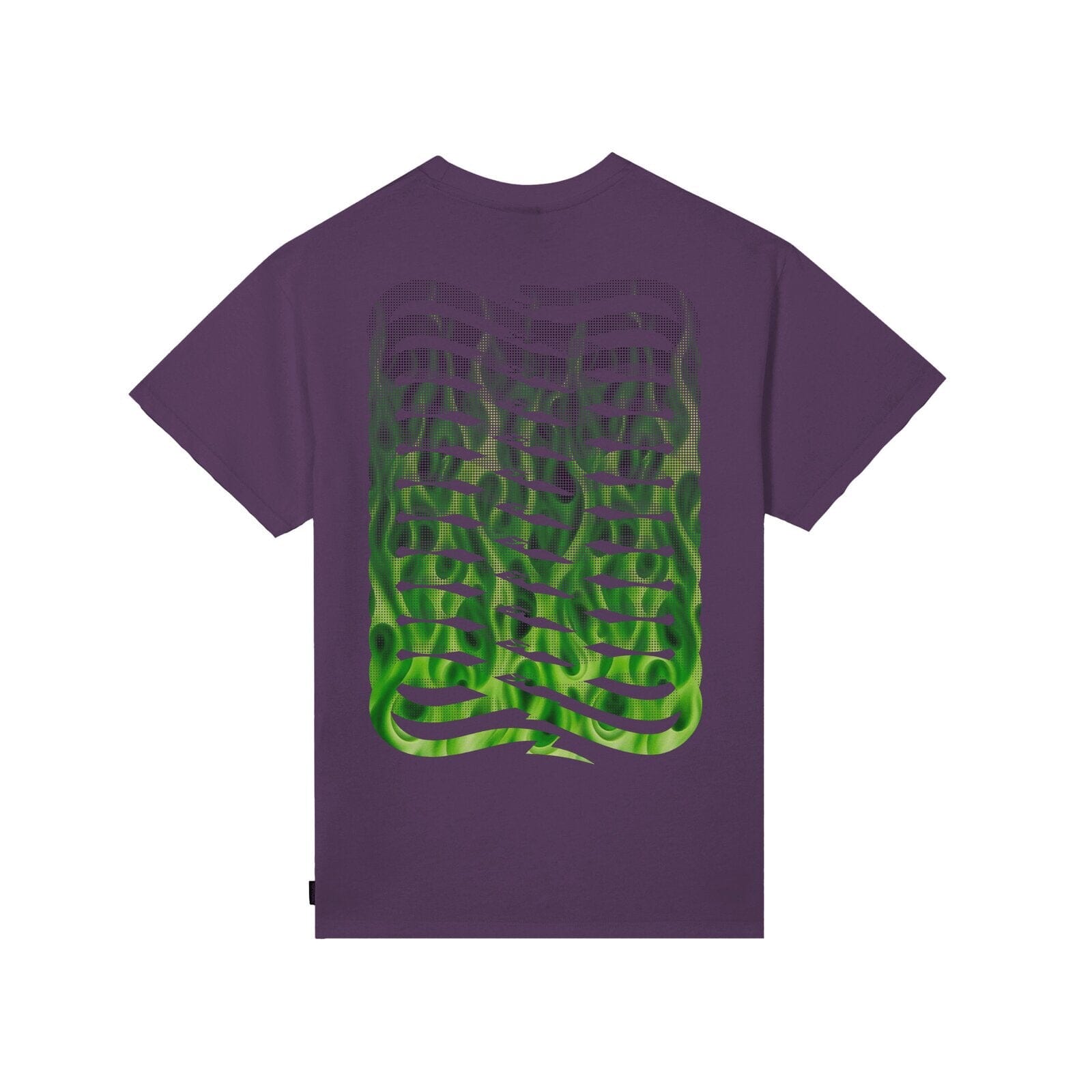 T-shirt Propaganda Ribs Flame Tee Purple