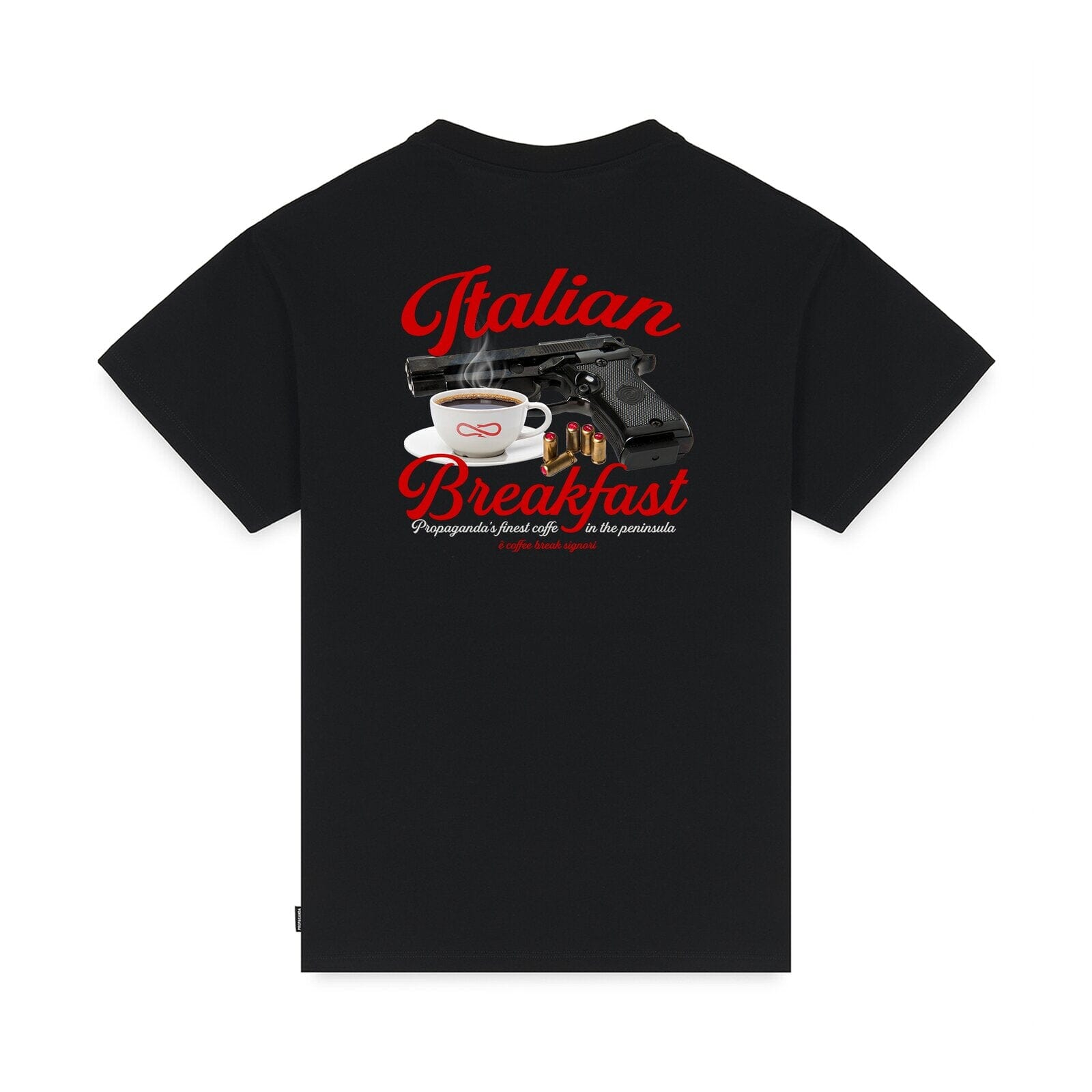 T-shirt Propaganda Breakfast Tee Black