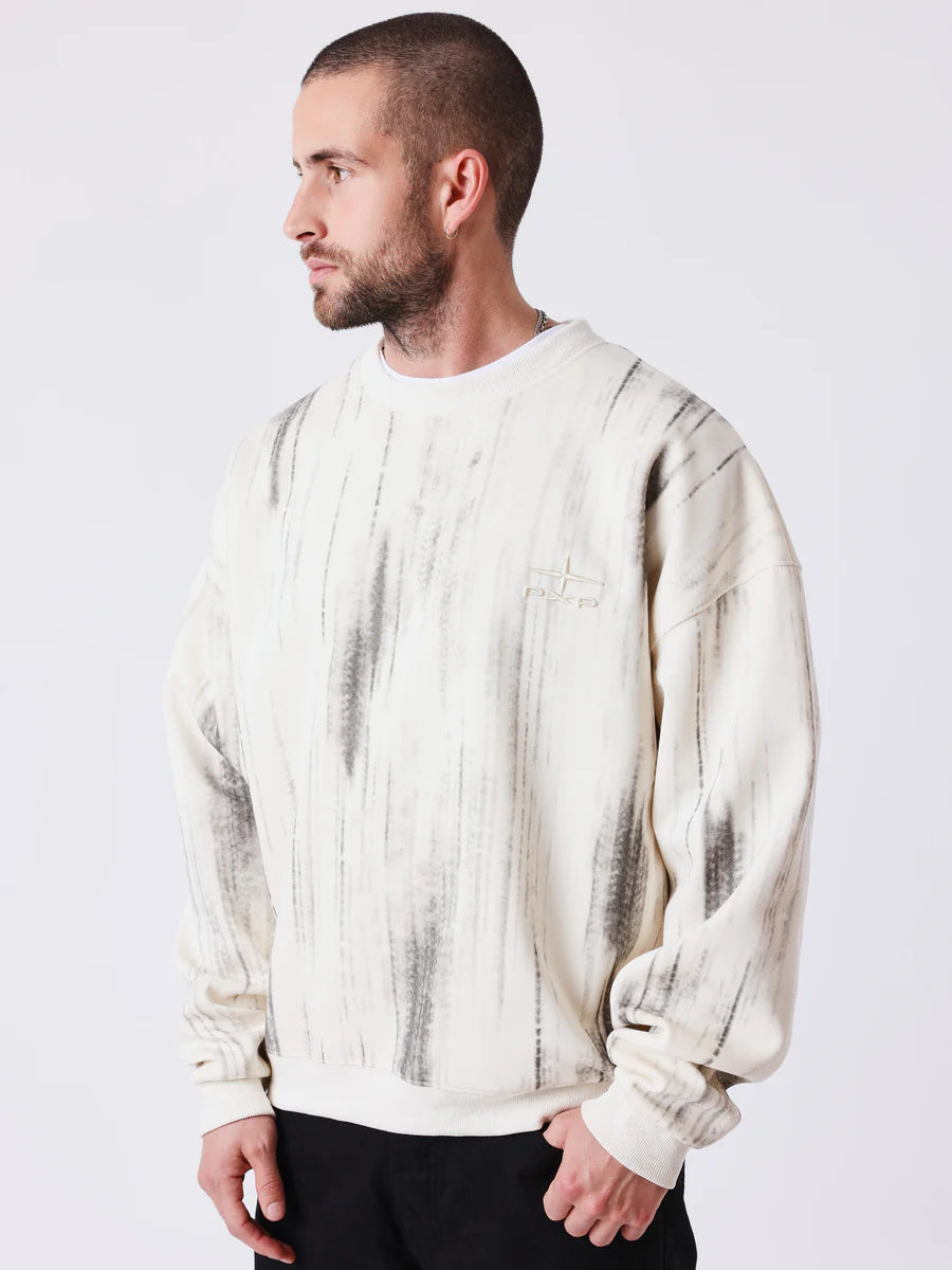 Felpa girocollo Slacker PXP panna