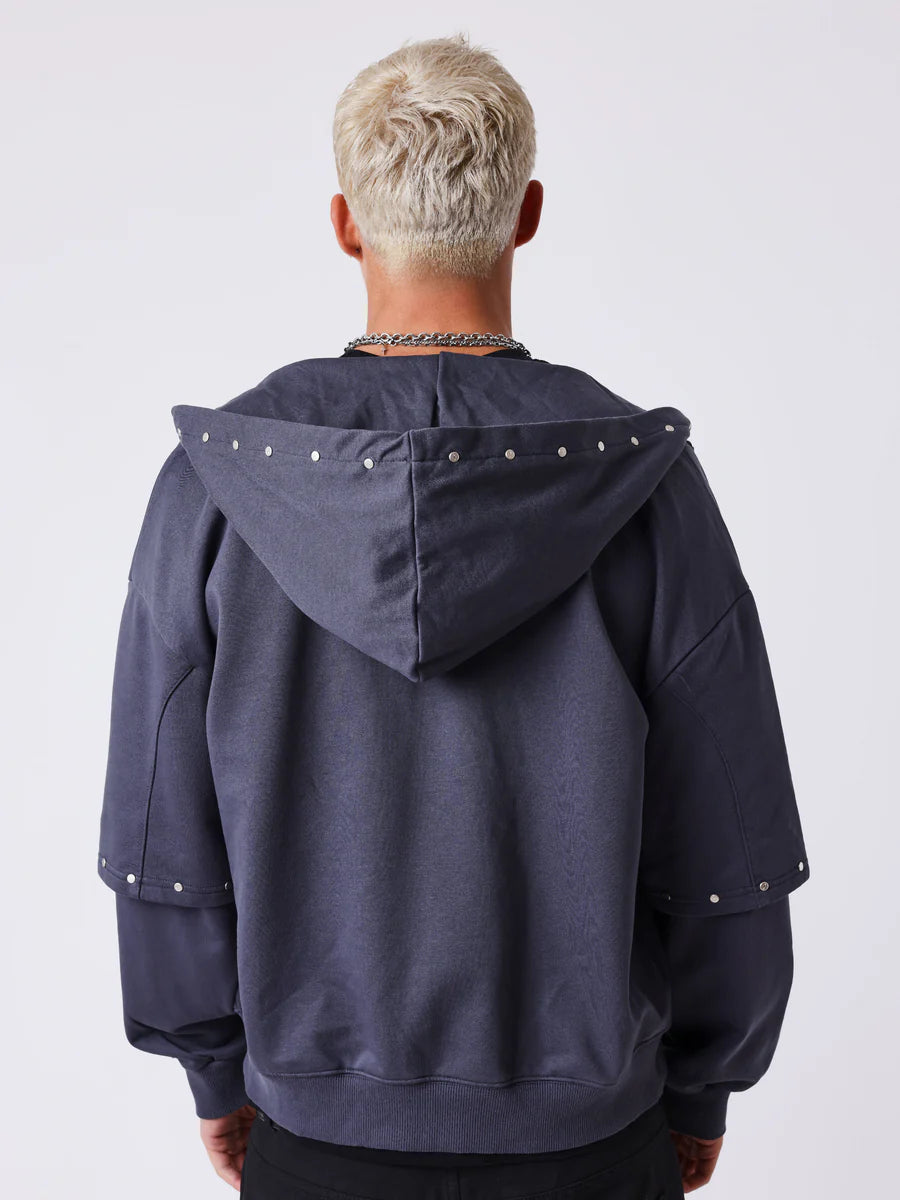 Felpa doppia manica PXP grigia