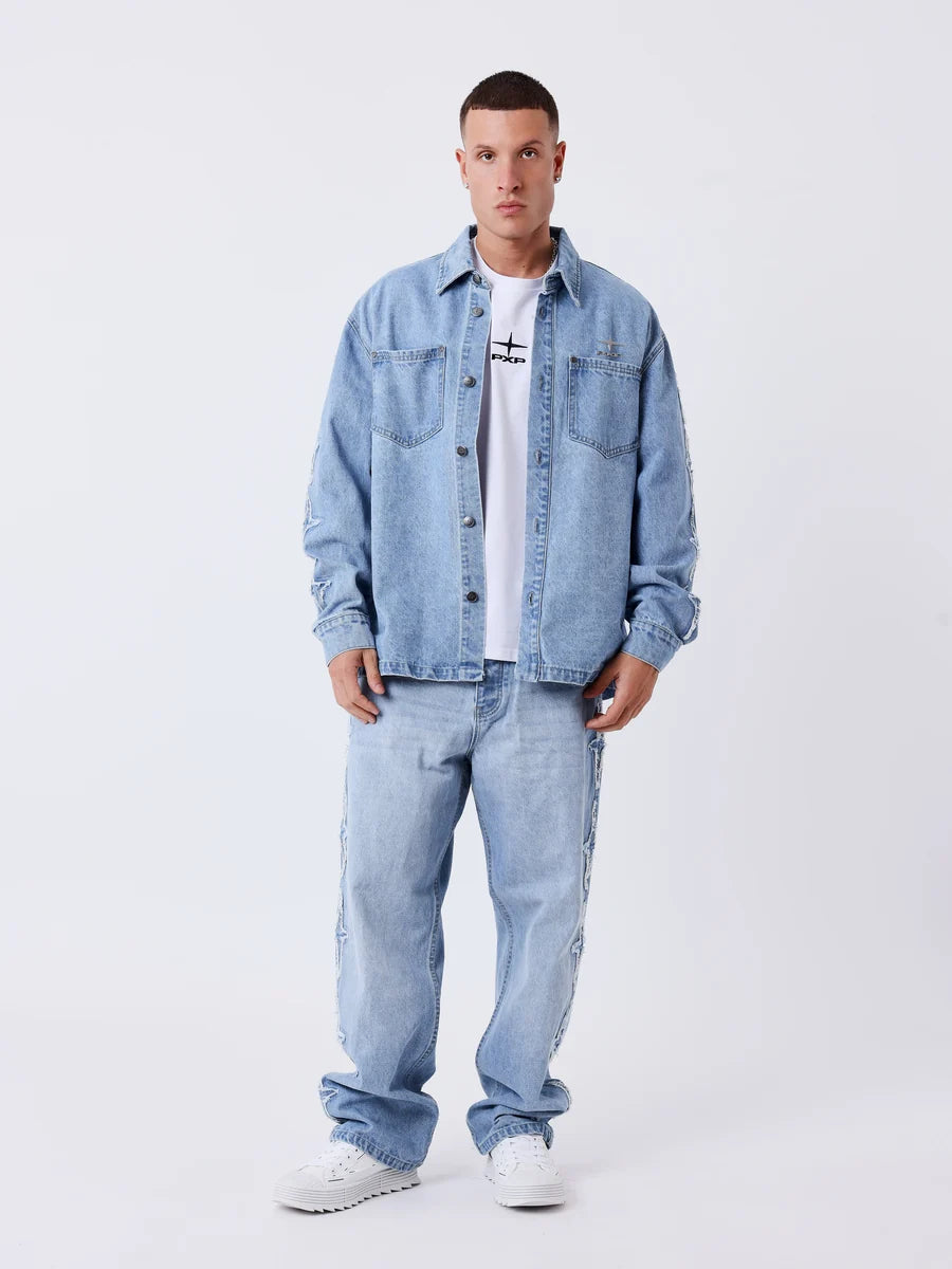 Jeans PXP con inserti polaris