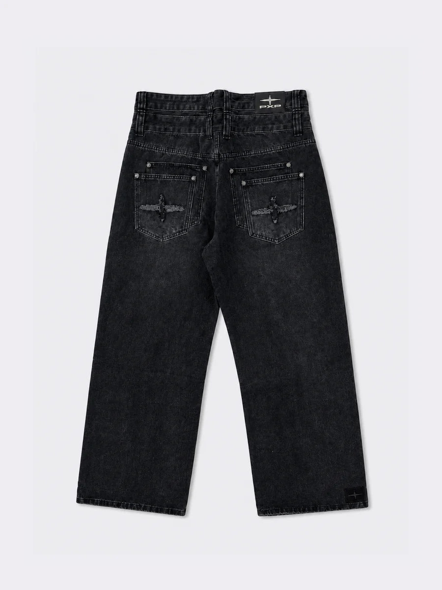 Jeans sbiaditi Star doppia fibbia PXP