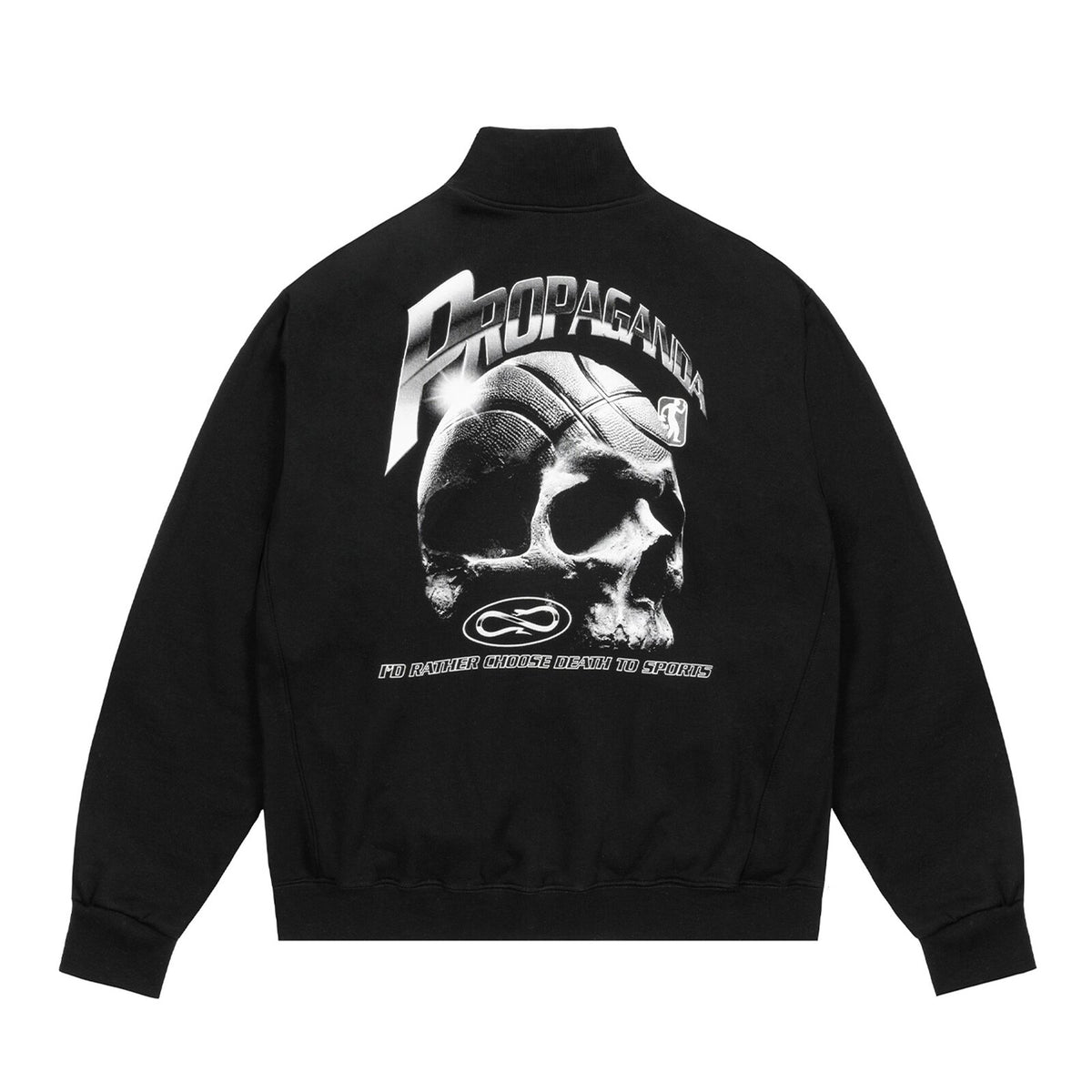 Felpa Propaganda League Half Zip Crewneck