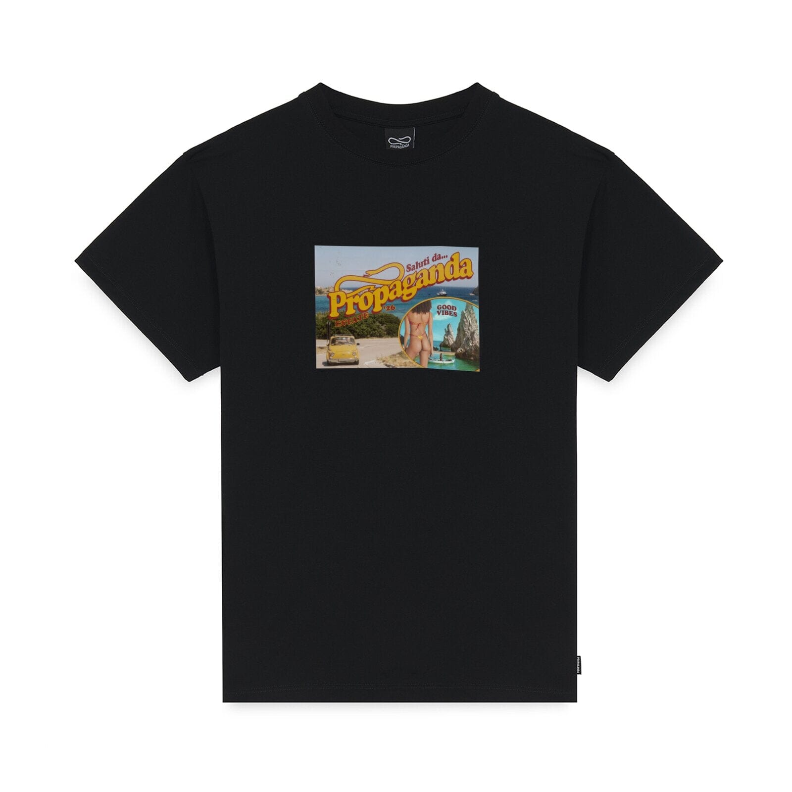 T-shirt Propaganda Postcard Tee Nera