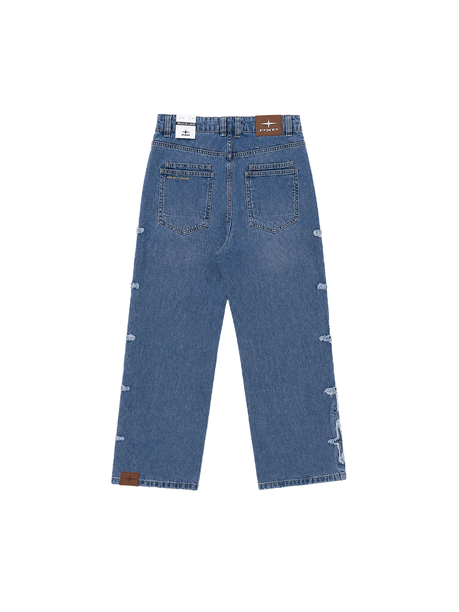 Jeans PXP con inserti polaris