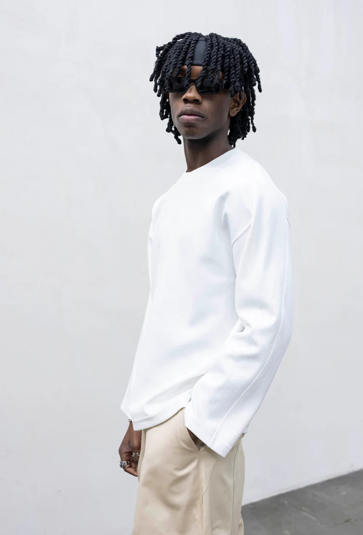 T-shirt Longsleeve Insert Bianca