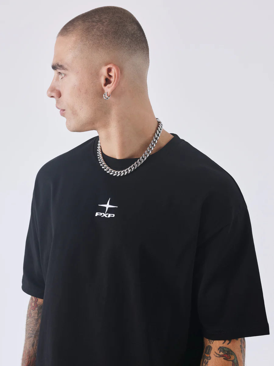 T-shirt oversize Essentials PXP nera