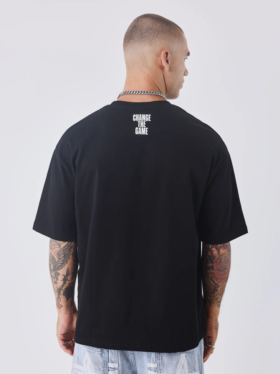 T-shirt oversize Essentials PXP nera