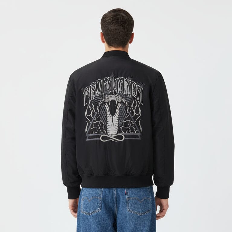Jacket Propaganda Triangle Cobrahm Bomber Black
