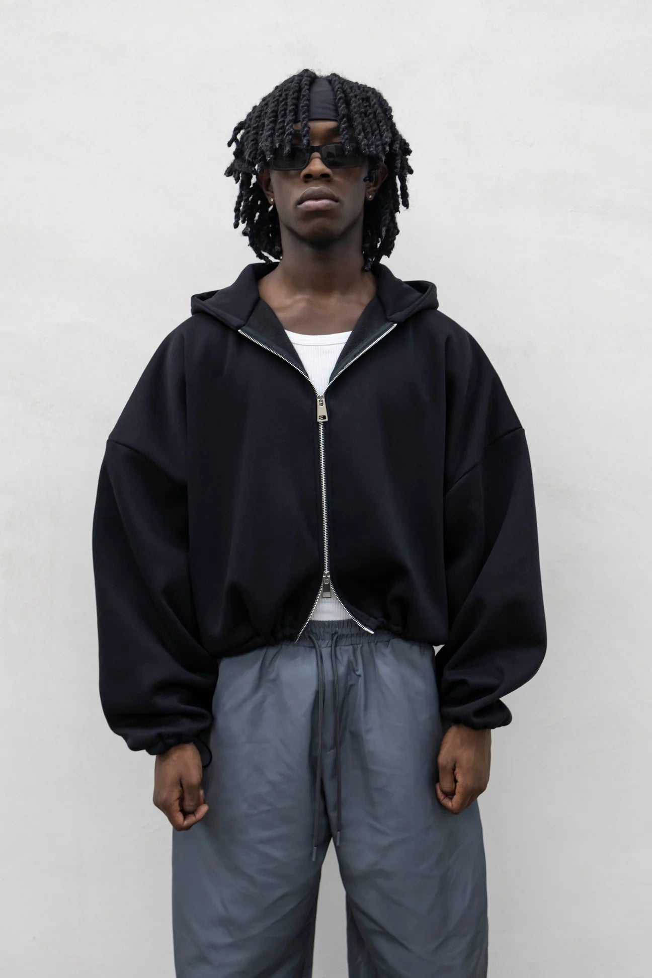 Felpa Zip Japan Nera