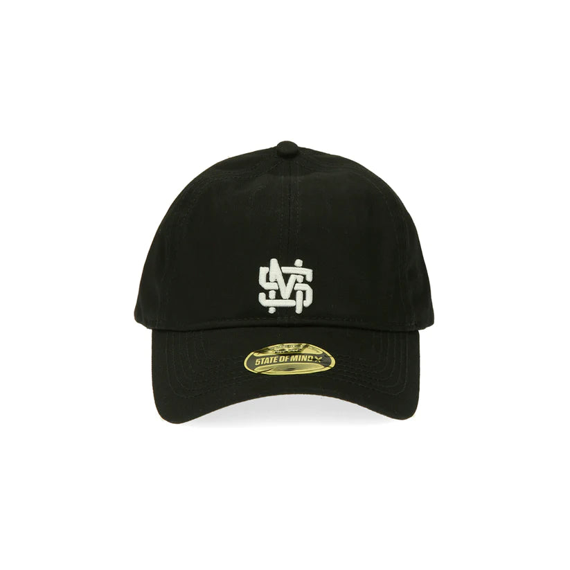 Cappello State of Mind " MONOGRAM " Curved Cap Black