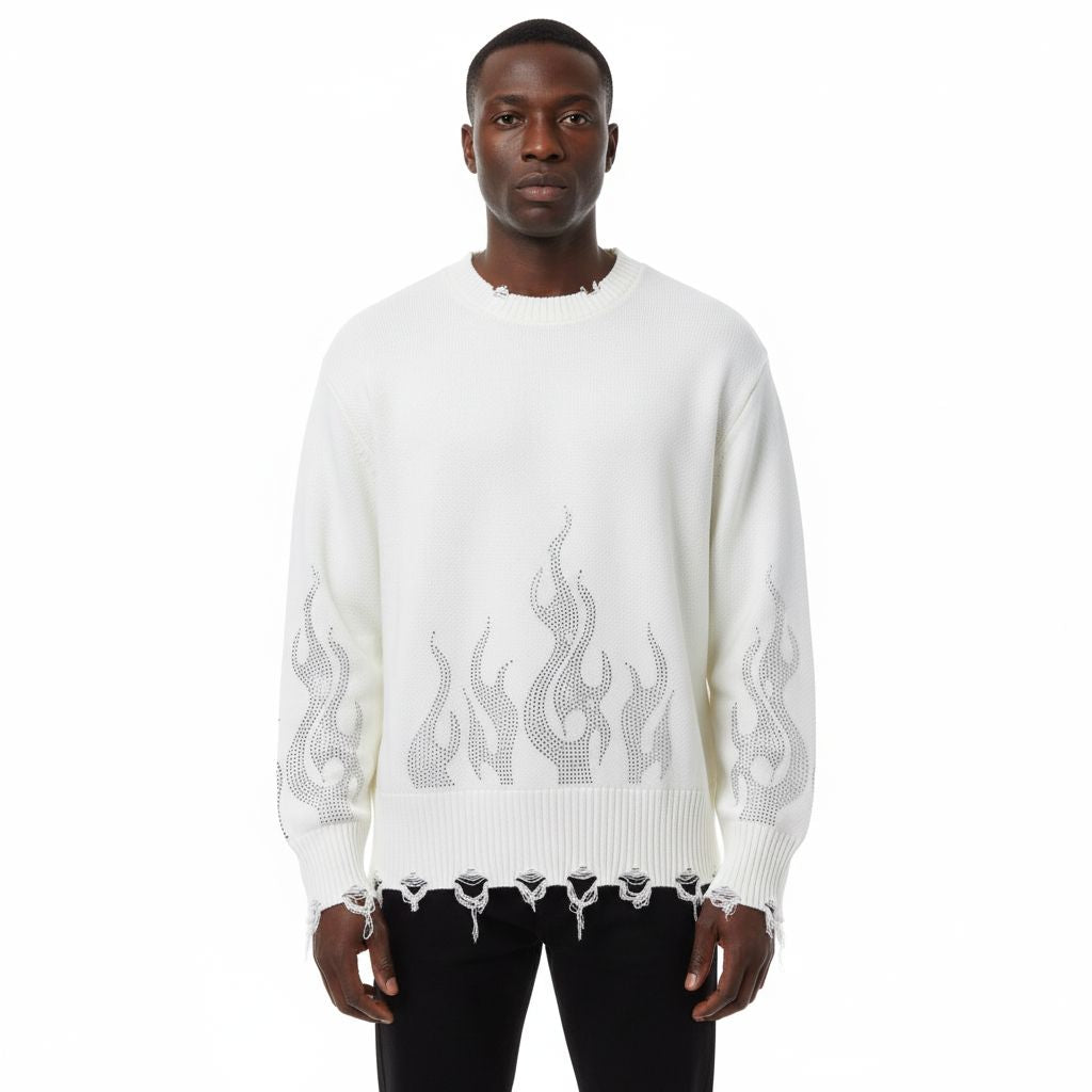 Maglione Flame Bianco