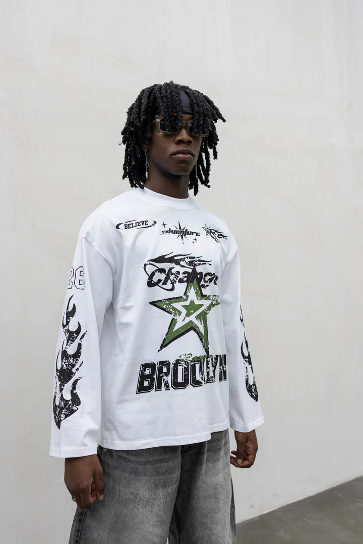 Longsleeve Brooklyn Star Bianca