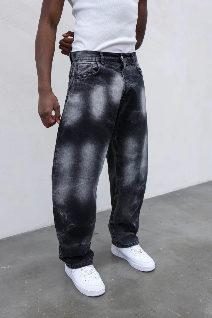 Jeans Balloon Bleach Nero