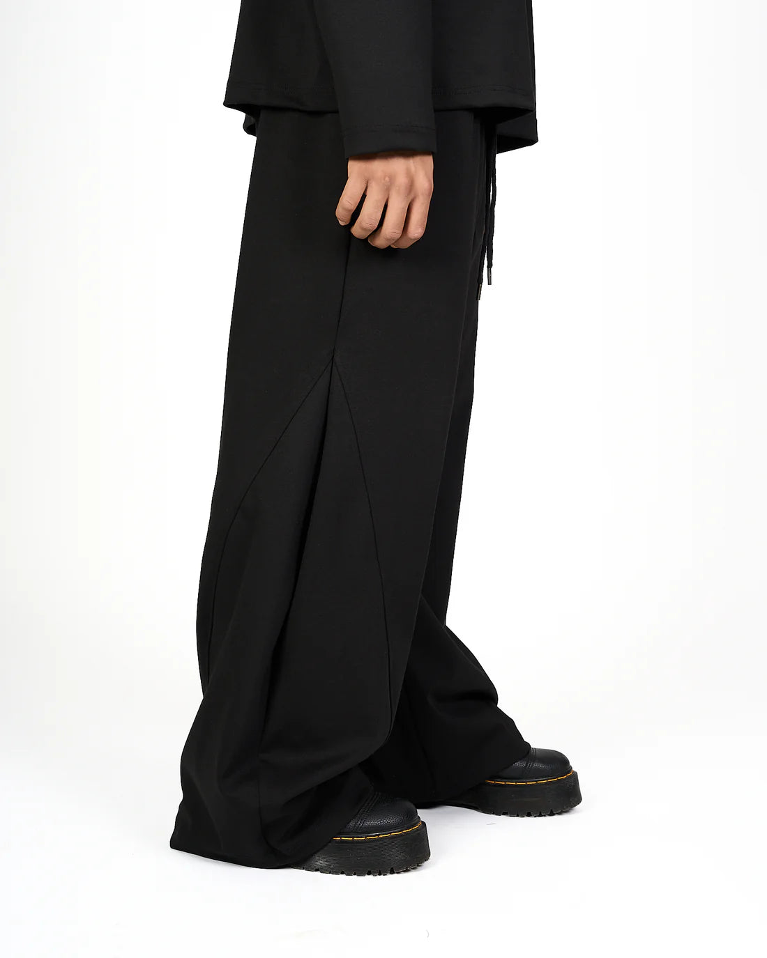 Coordinato Crewneck Logo Nero