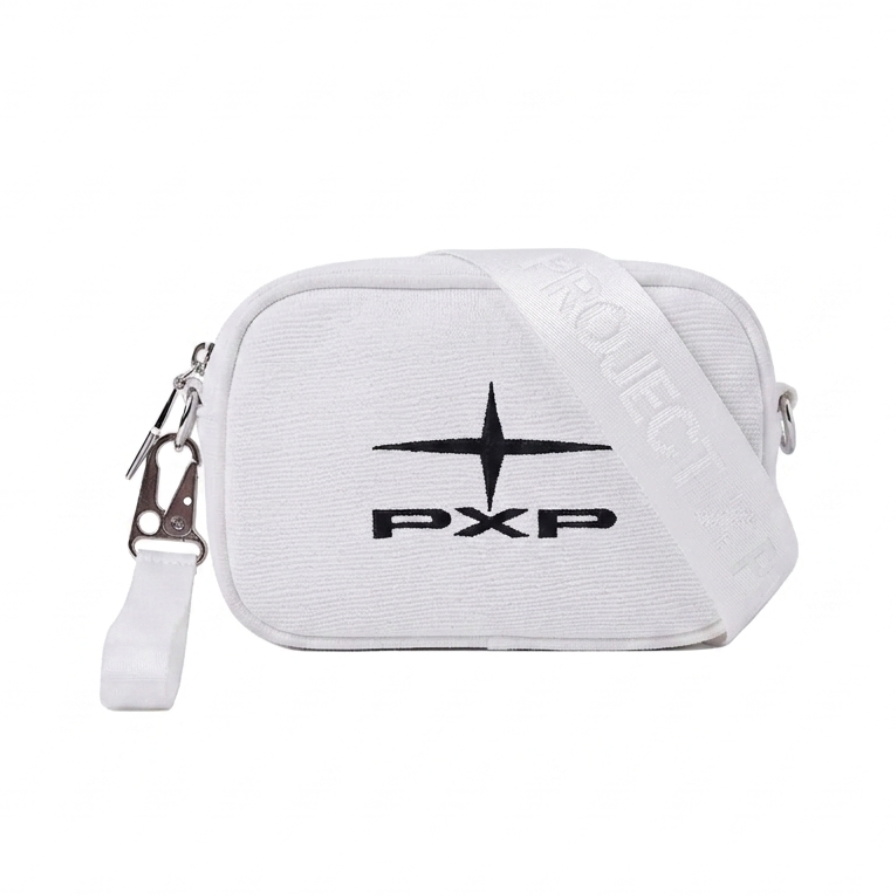 Borsa a tracolla piccola Essentials PXP bianca