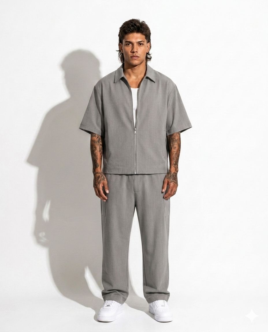 Coordinato Sartoriale Urban Ease Grigio Melange