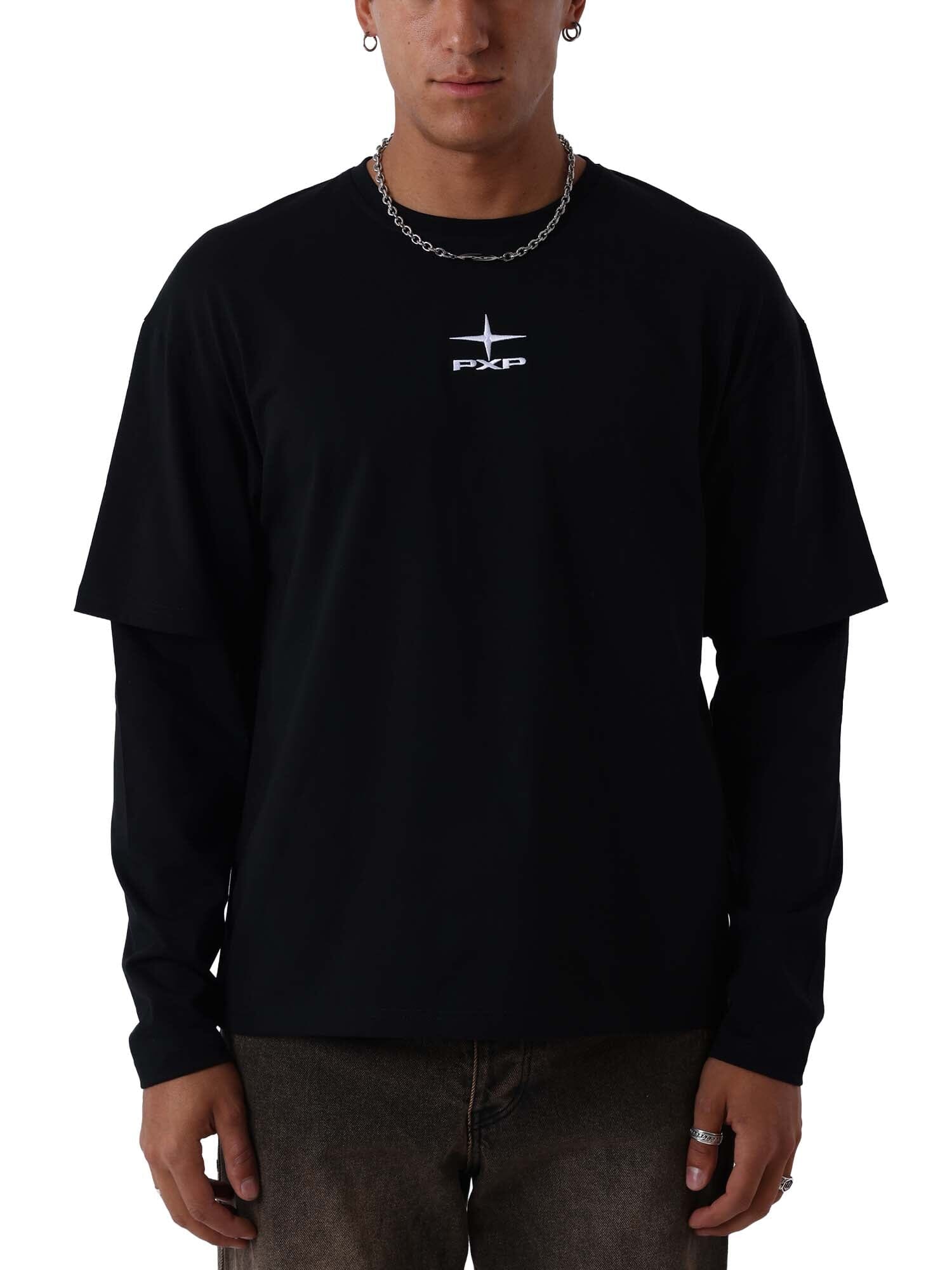 Longsleeve basic PXP nera