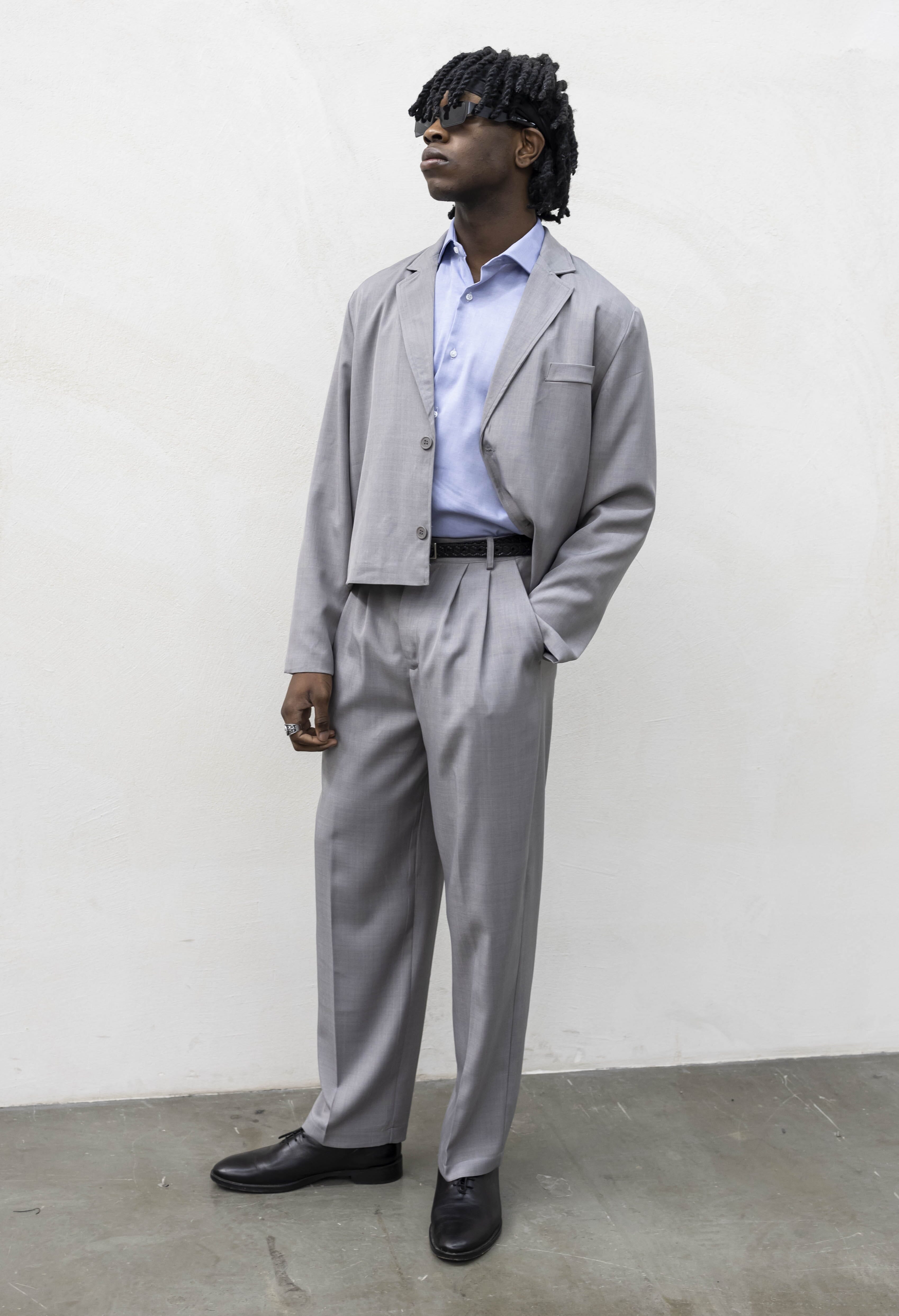 Coordinato Abito Valencia Grigio Ghiaccio