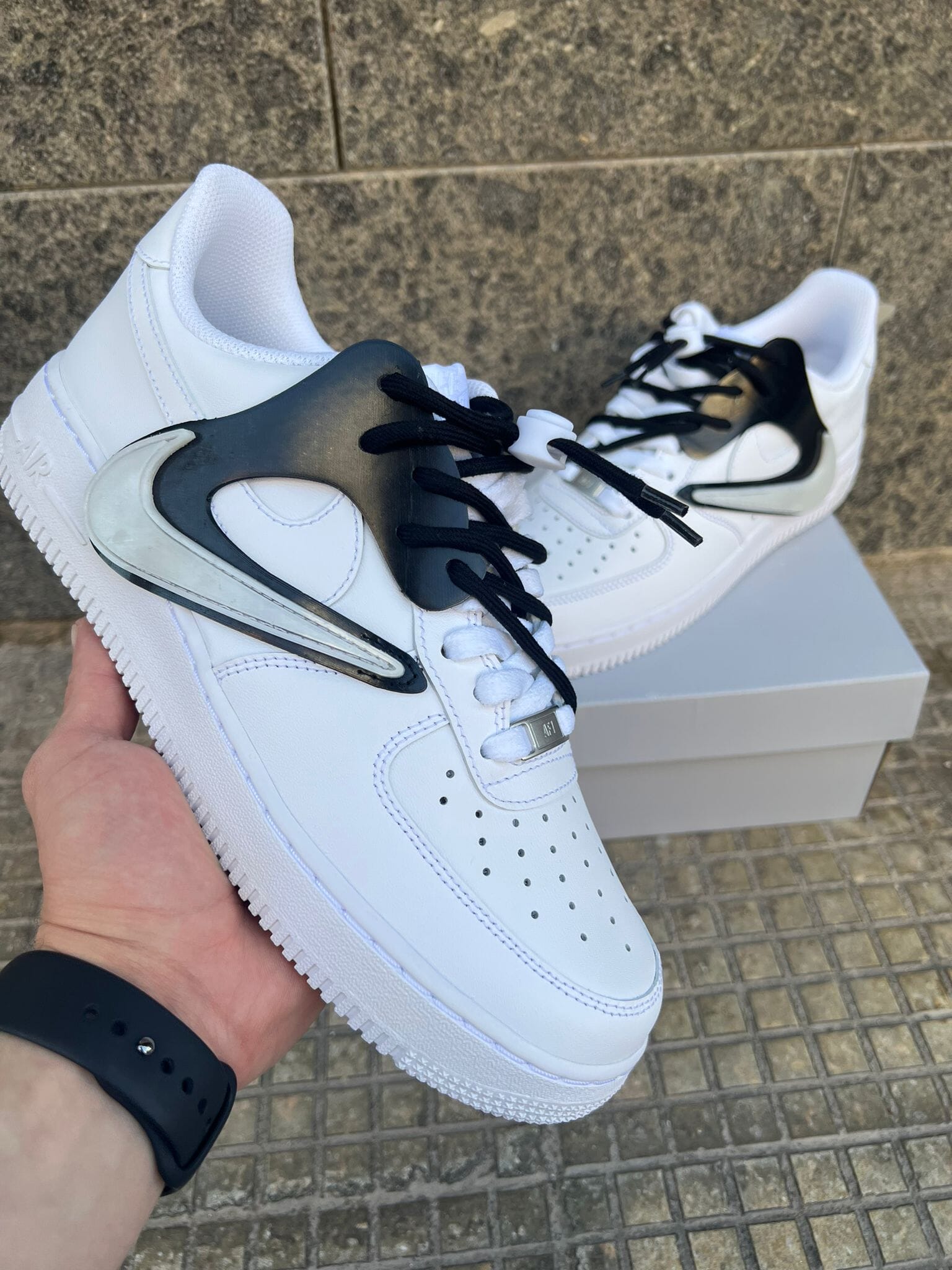 Custom Nike Swoosh Air Force Reverse Sale Nike Air Force Swoosh