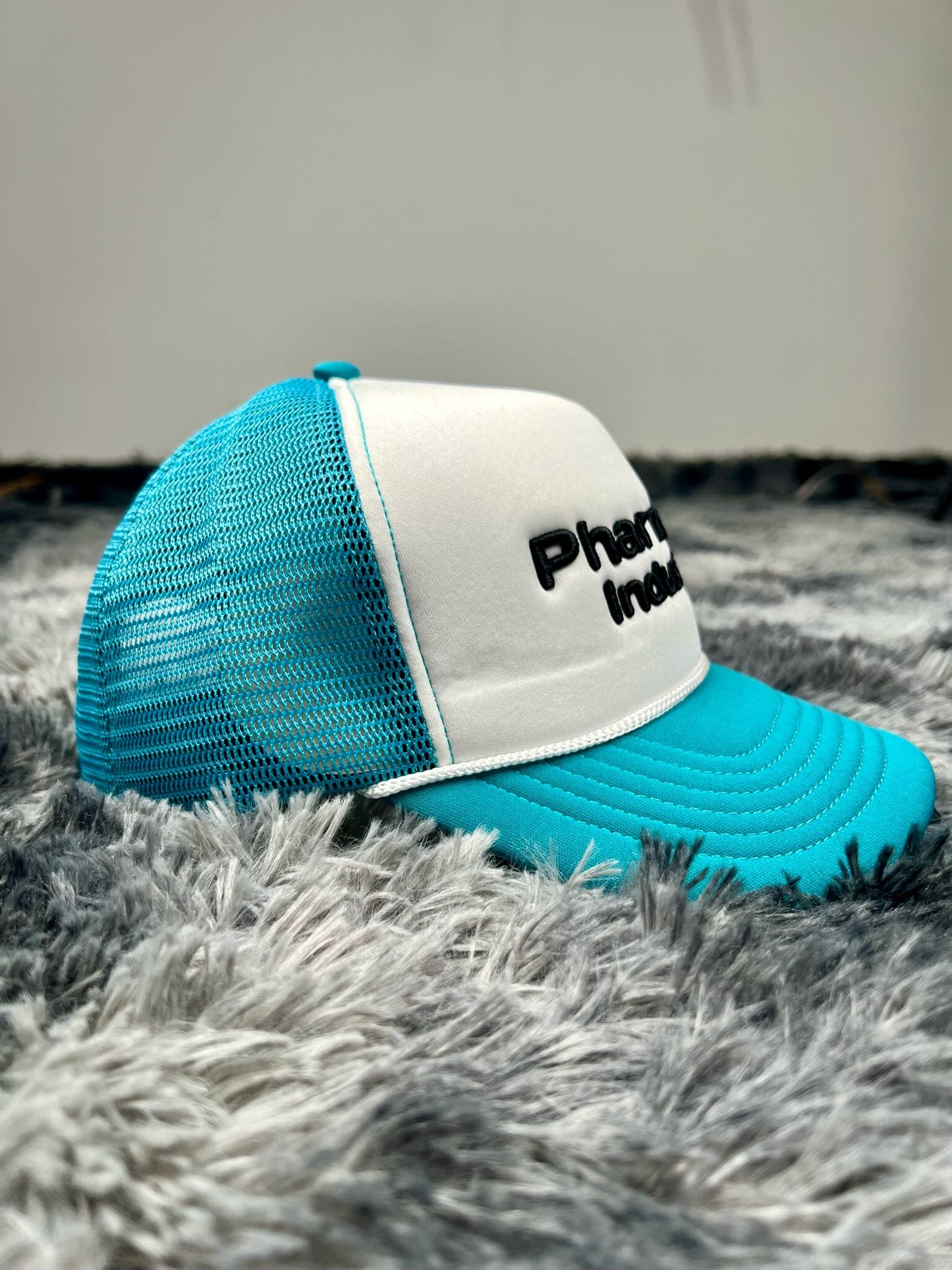 Cappello con visiera Pharmacy verde lago