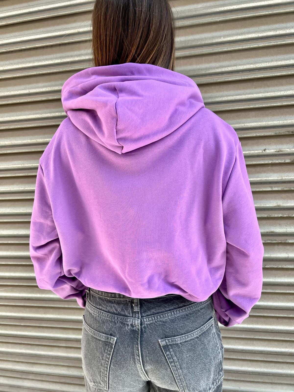 Hoodie Pharmacy corta da donna