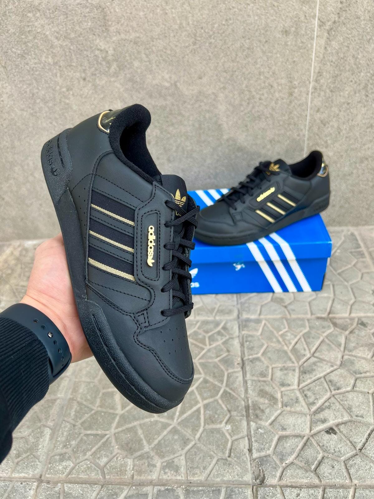 Adidas continental 80 stripes j h03943