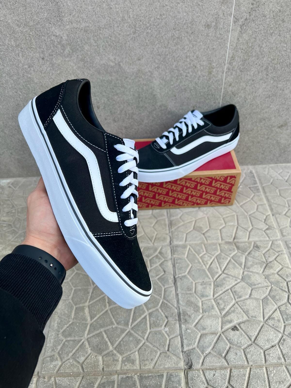 Vans Ward Da Uomo Nera - Old Skool Black/white