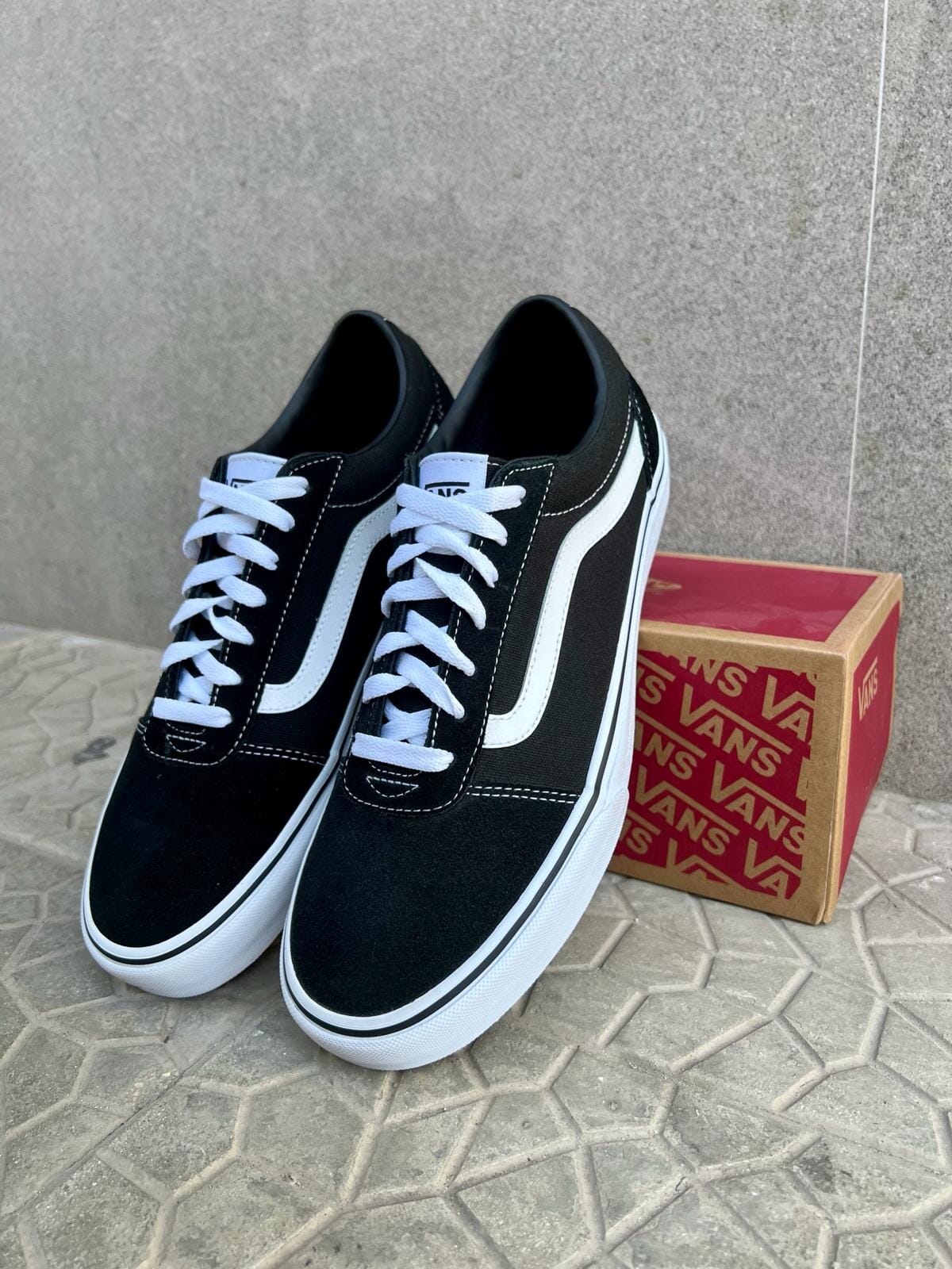 Vans Ward Da Uomo Nera - Old Skool Black/white