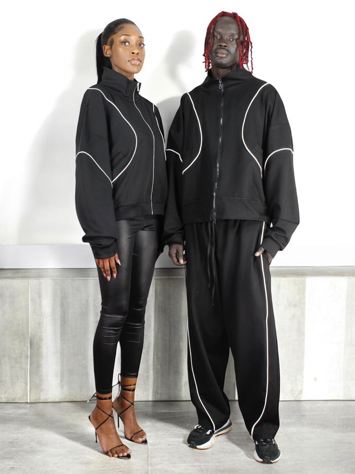 Coordinato tuta Dune Cropped Black