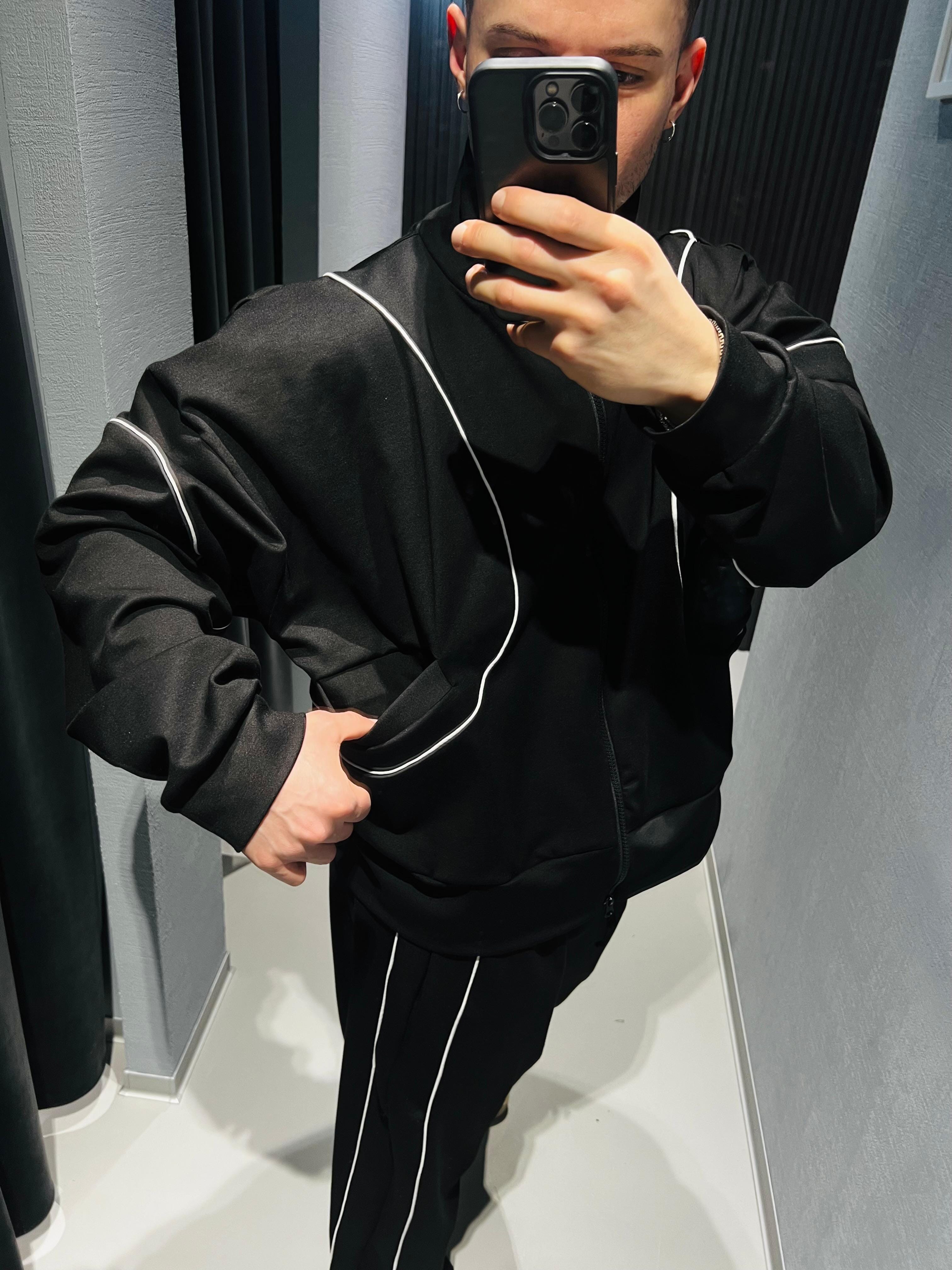Coordinato tuta Dune Cropped Black