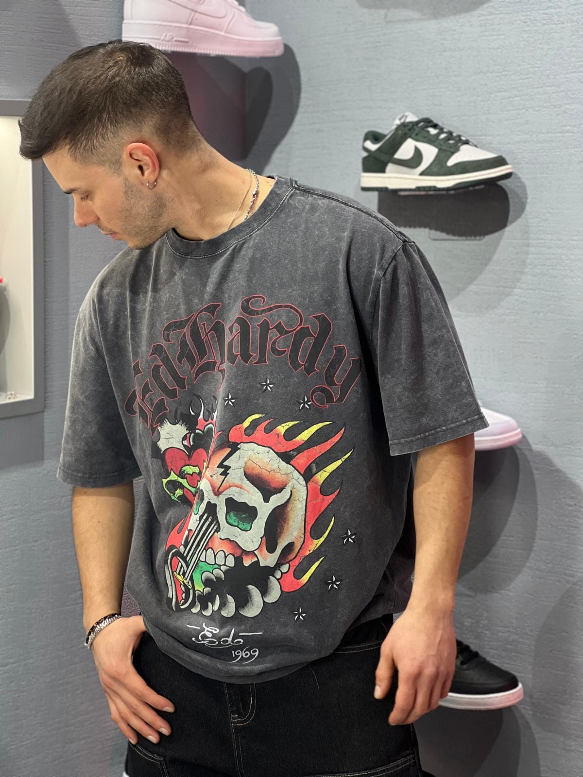 Ed Hardy Skull Out Of Hell T-Shirt