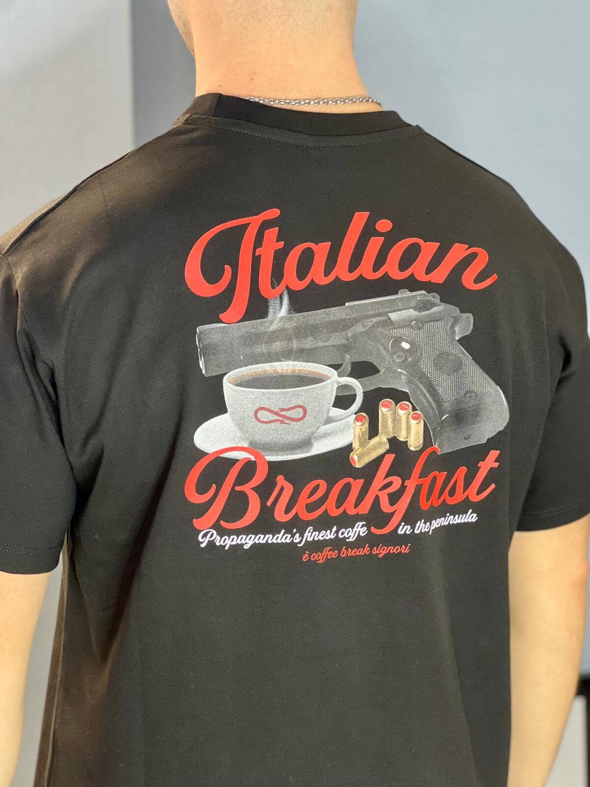 T-shirt Propaganda Breakfast Tee Black