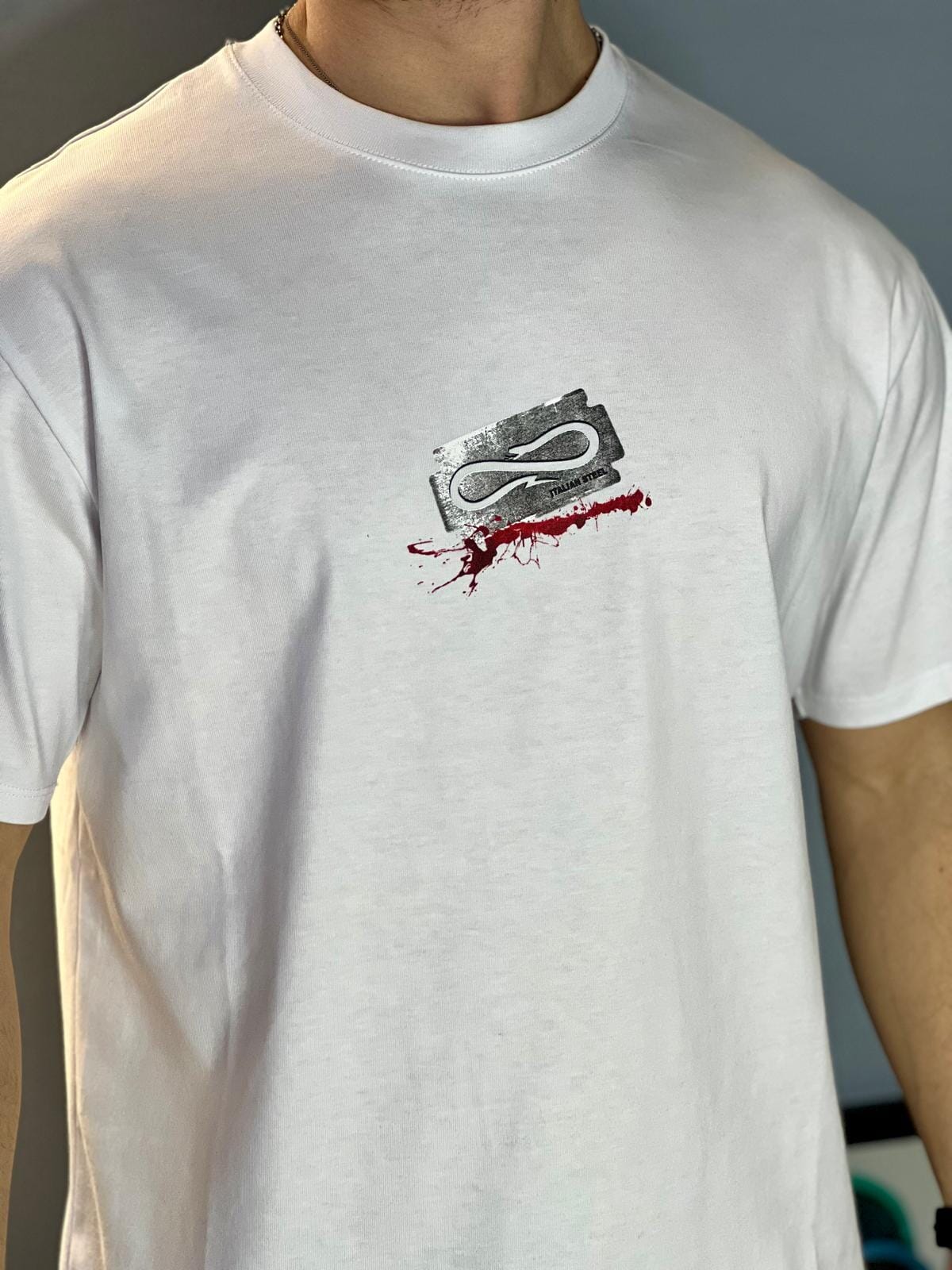 T-shirt Propaganda Logo Blade Tee White