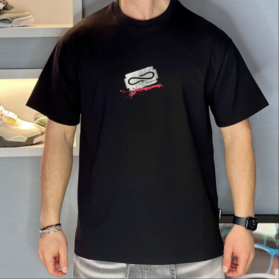 T-shirt Propaganda Logo Blade Tee Black