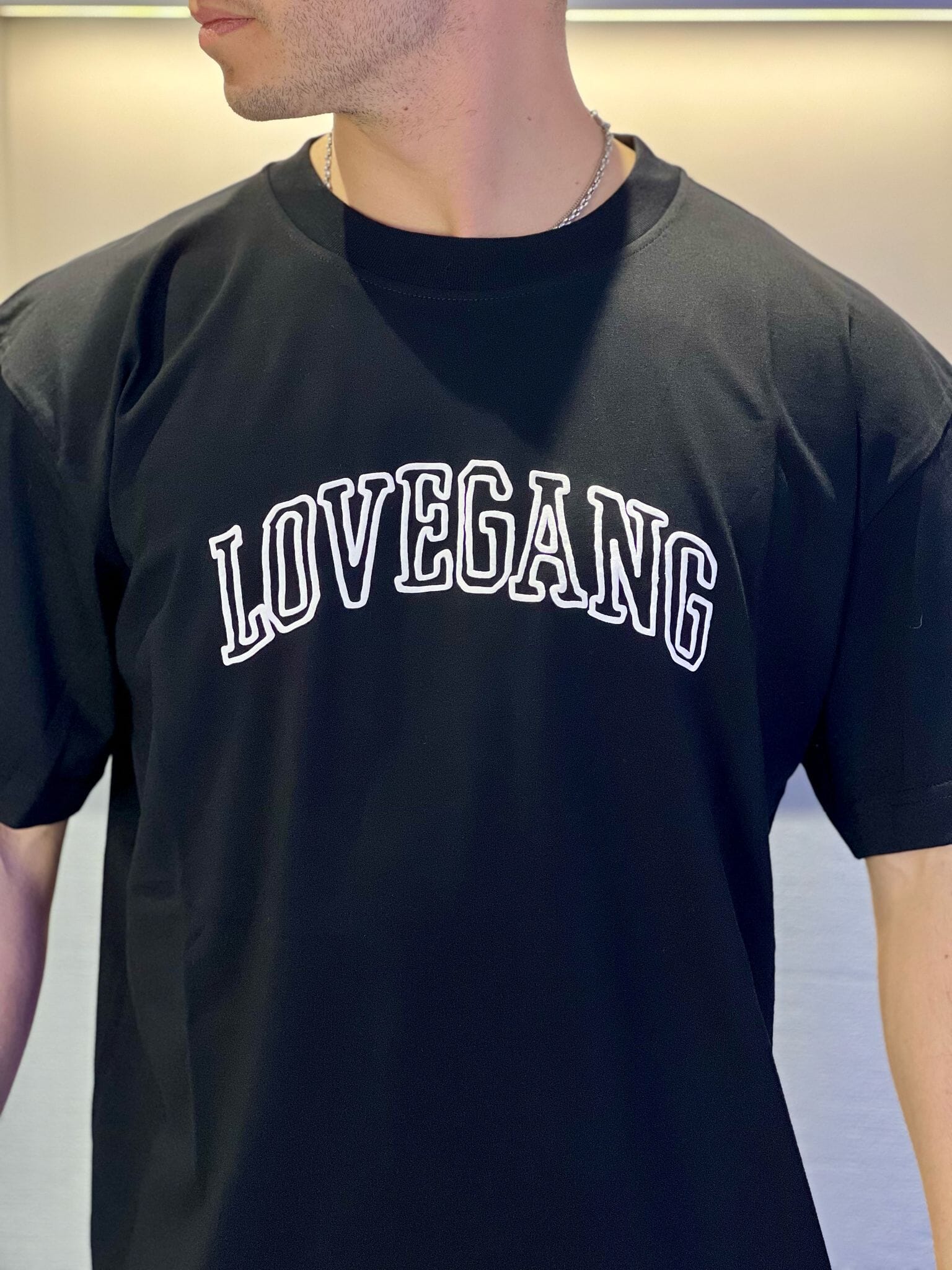 T-shirt Lovegang Logo Black Slow