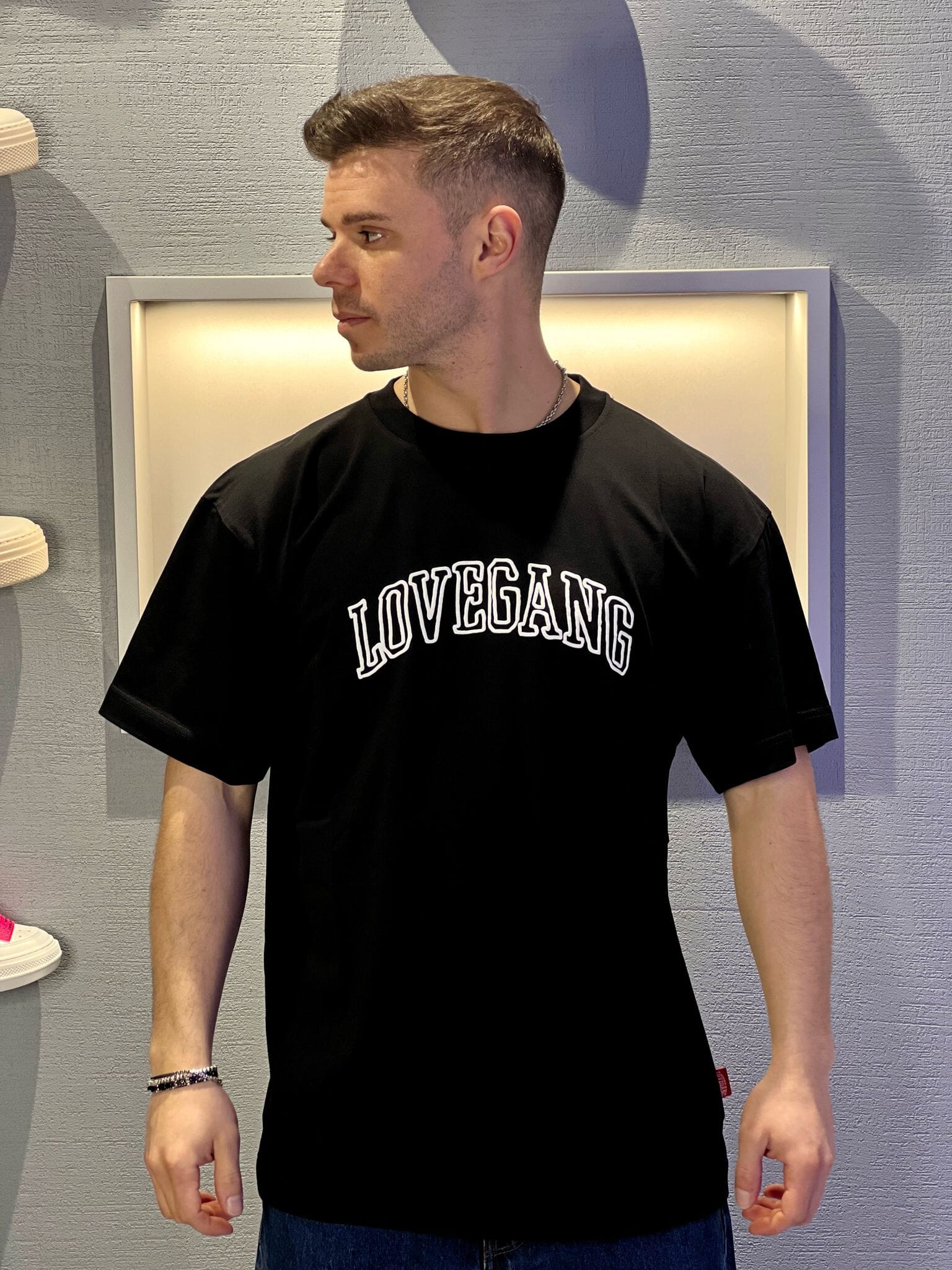 T-shirt Lovegang Logo Black Slow