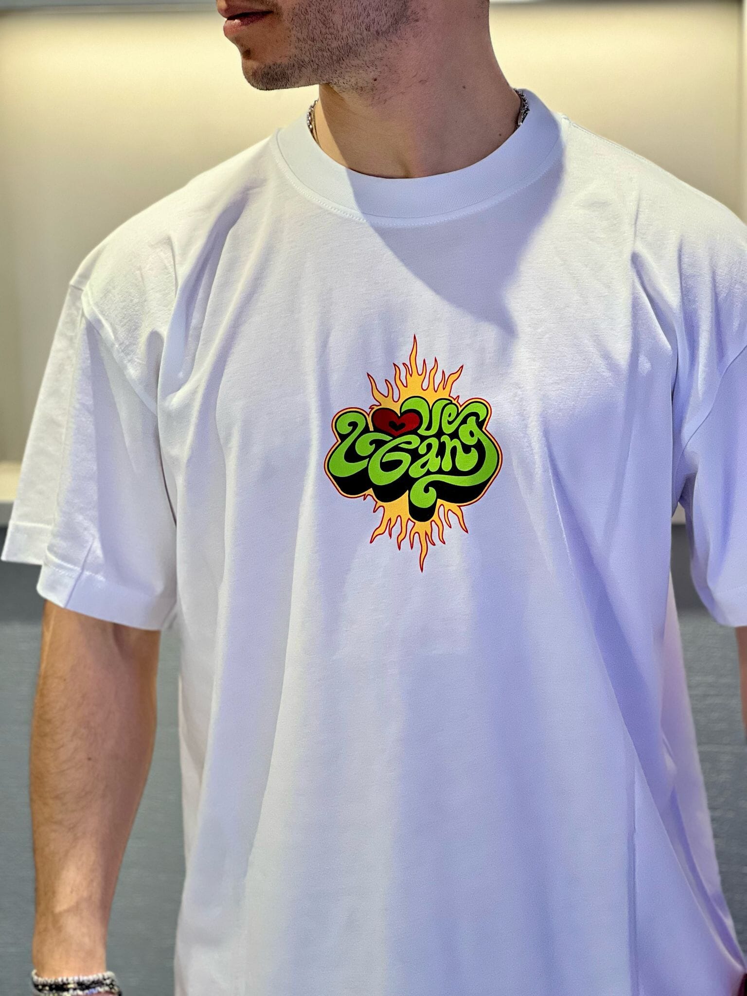 T-shirt Lovegang Surf White
