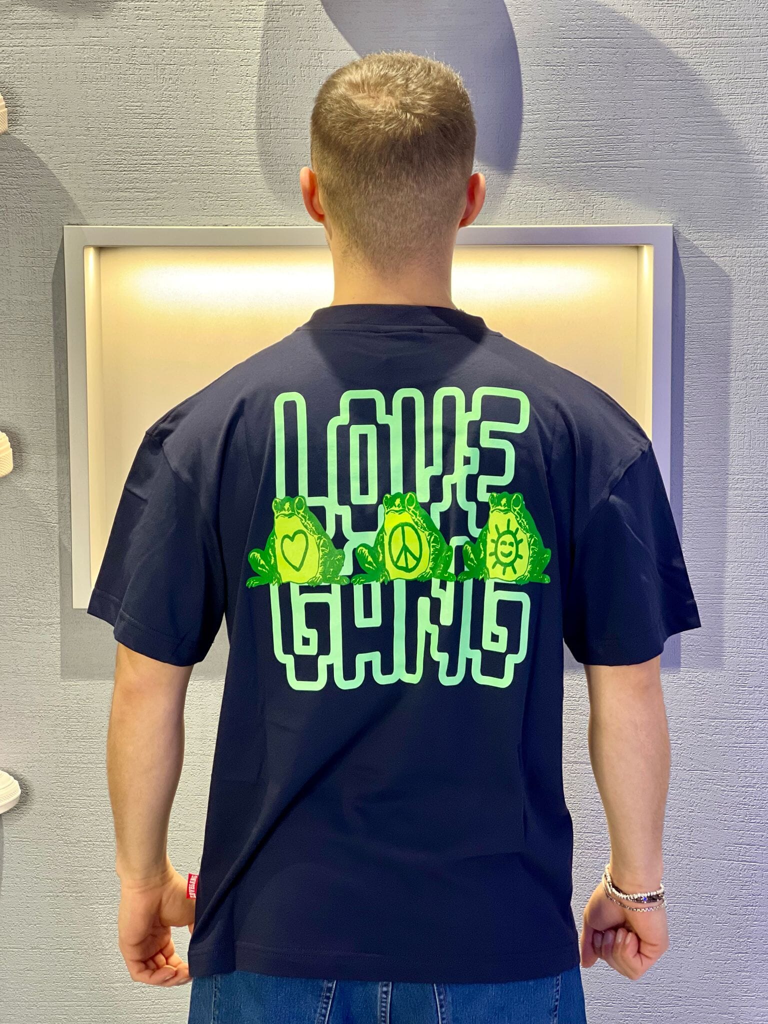 T-shirt Lovegang Smile Navy