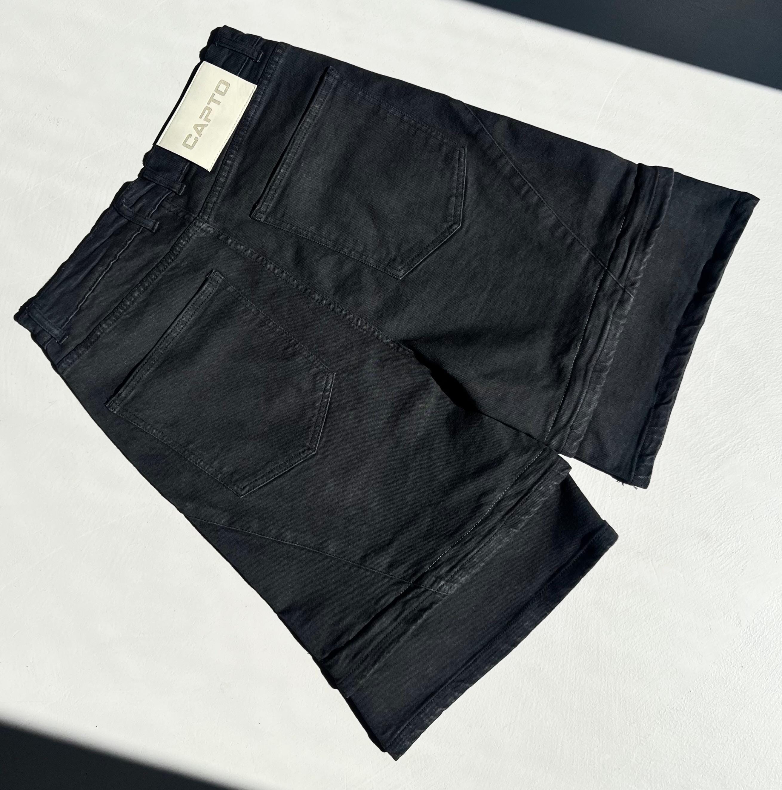 CAPTO Short – Denim modulabile Black