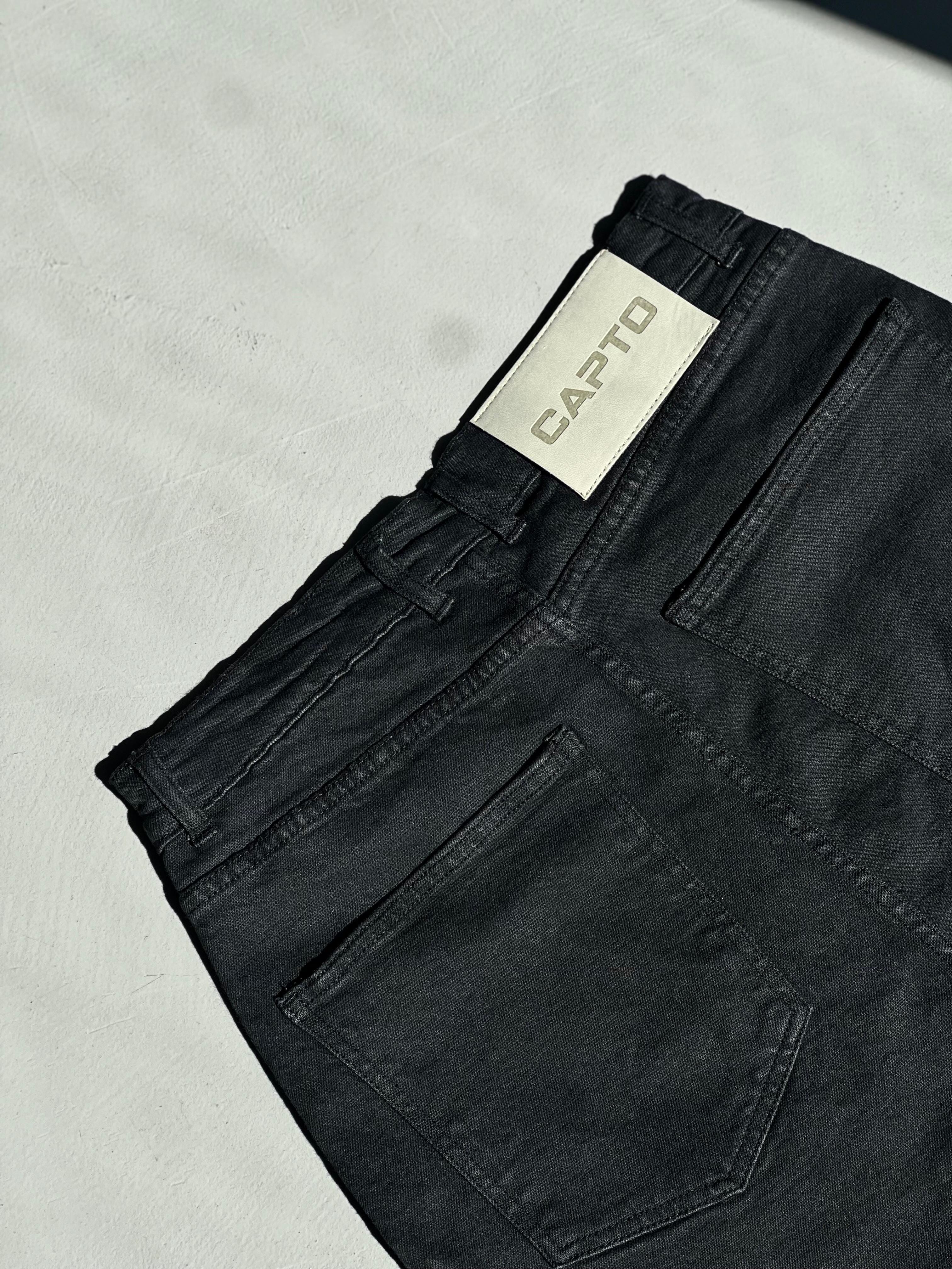 CAPTO Shorts – Denim modulabile Black