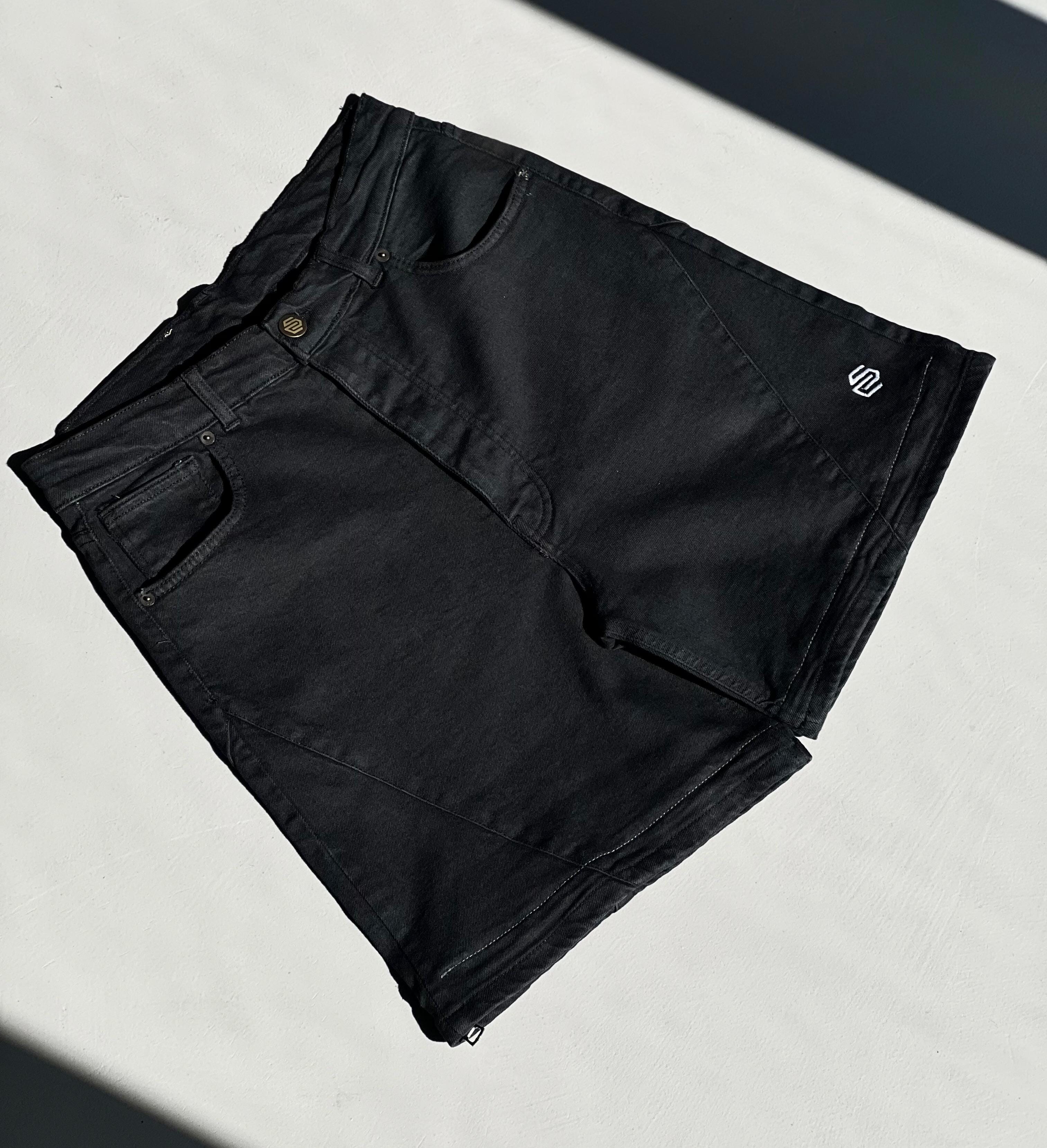 CAPTO Shorts – Denim modulabile Black