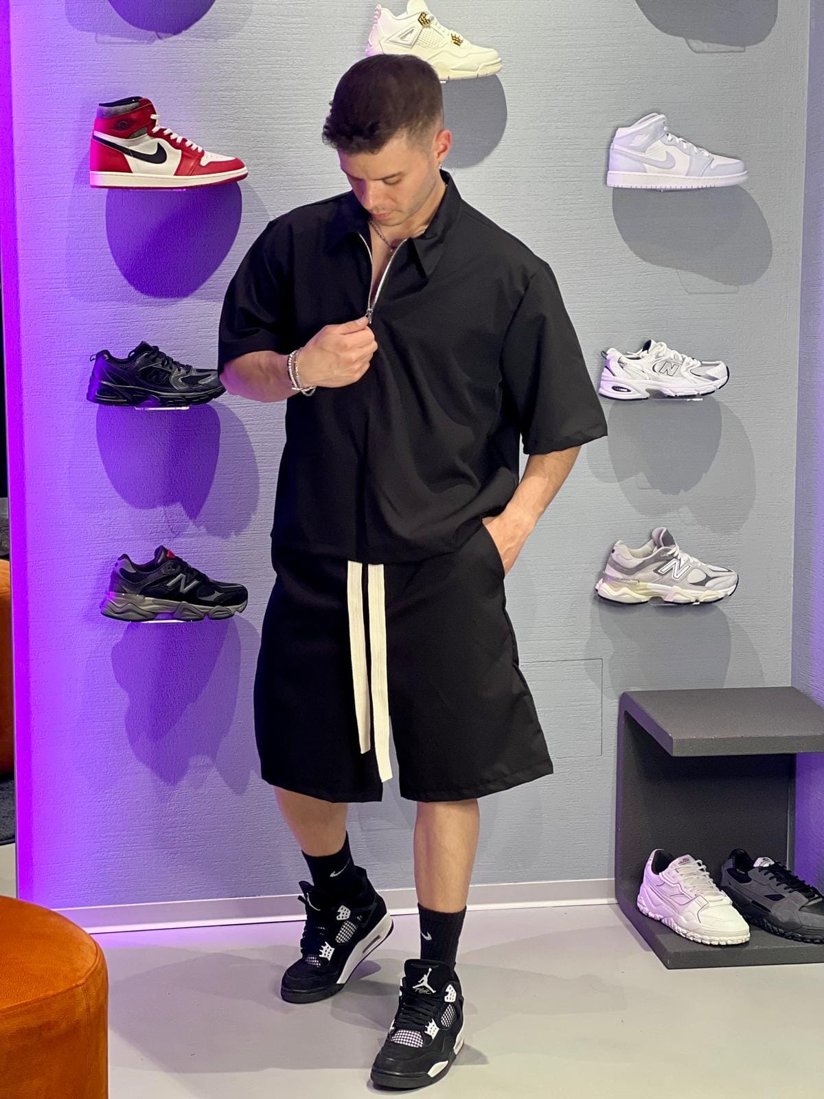 Coordinato Boxy mezza zip