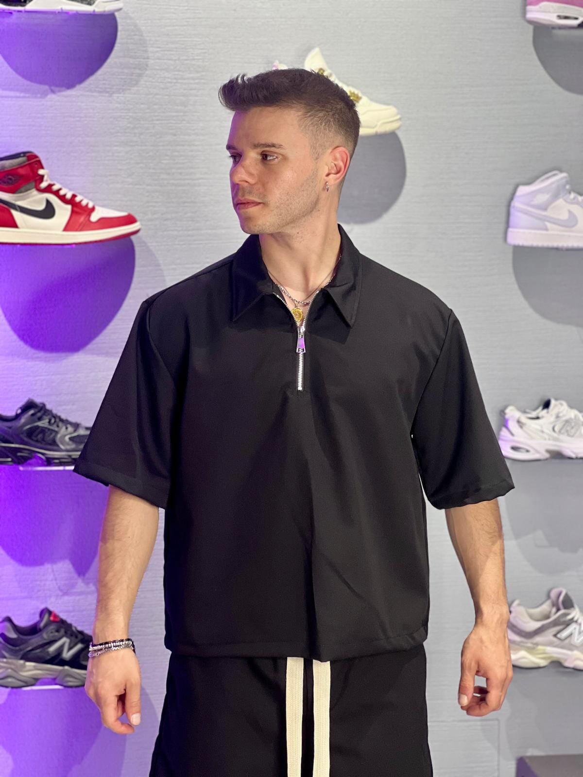 Coordinato Boxy mezza zip