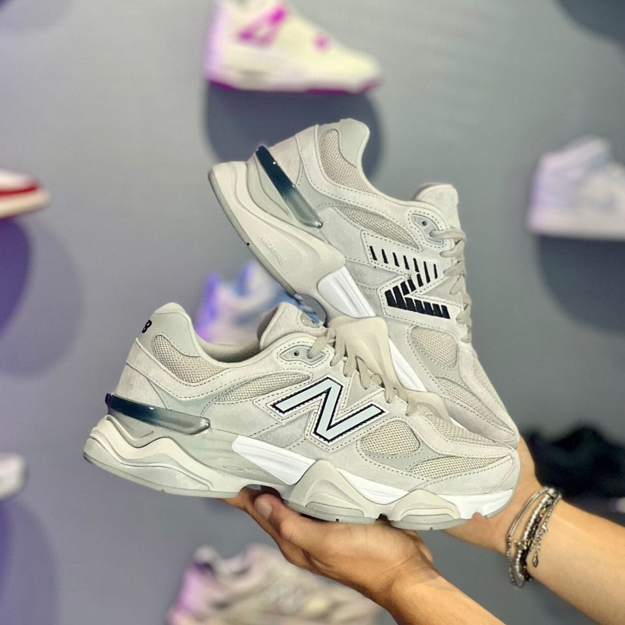 New Balance 9060 Silver Mettalic Grey